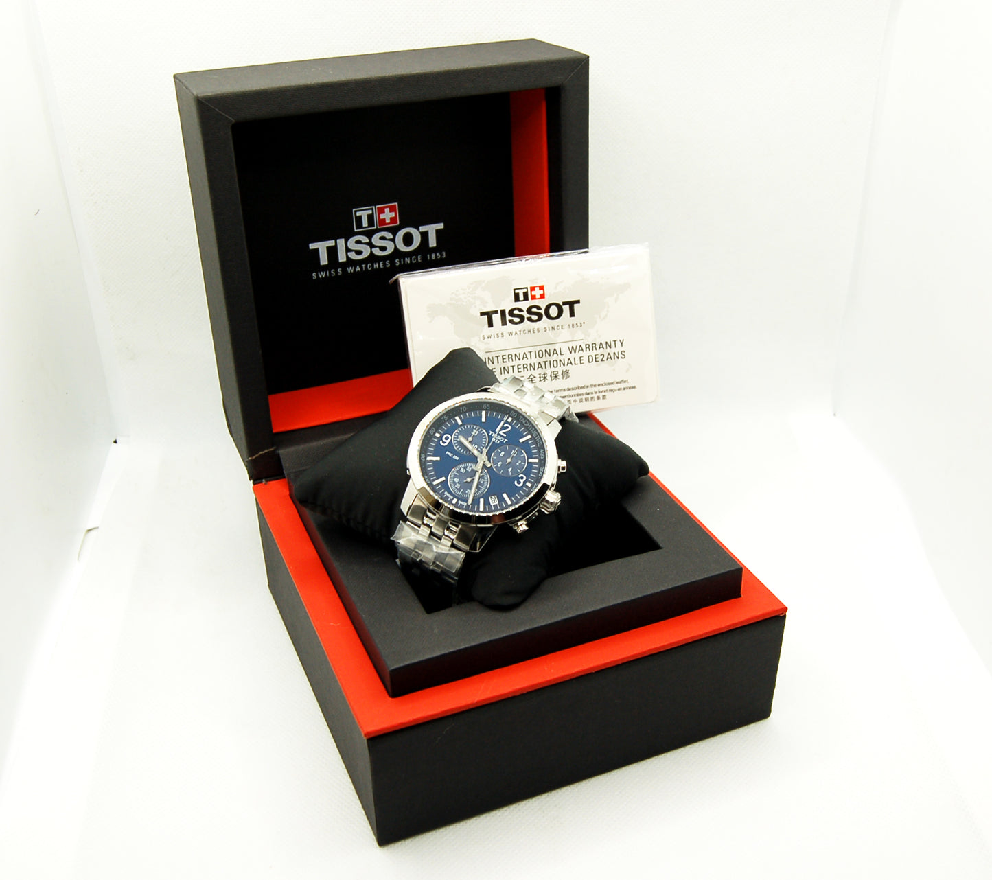 TISSOT PRC 200 CHRONOGRAPH MEN'S quartz watch - T114.417.11.047.00 | tikAworld
