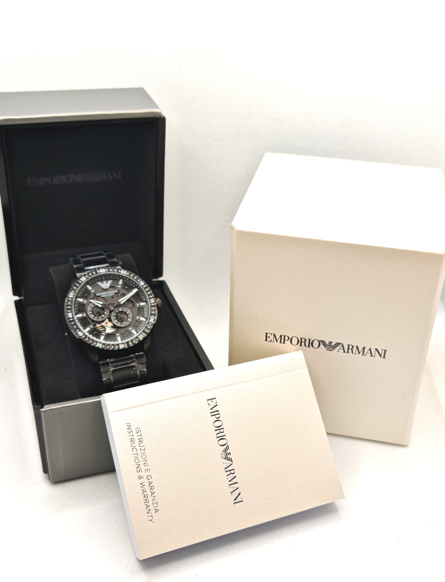 EMPORIO ARMANI AR60054 – Orologio Automatico Uomo Nero | tikAworld