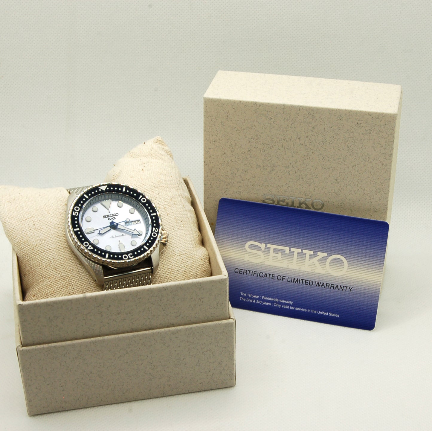 SEIKO automatic watch model SRPE77K1