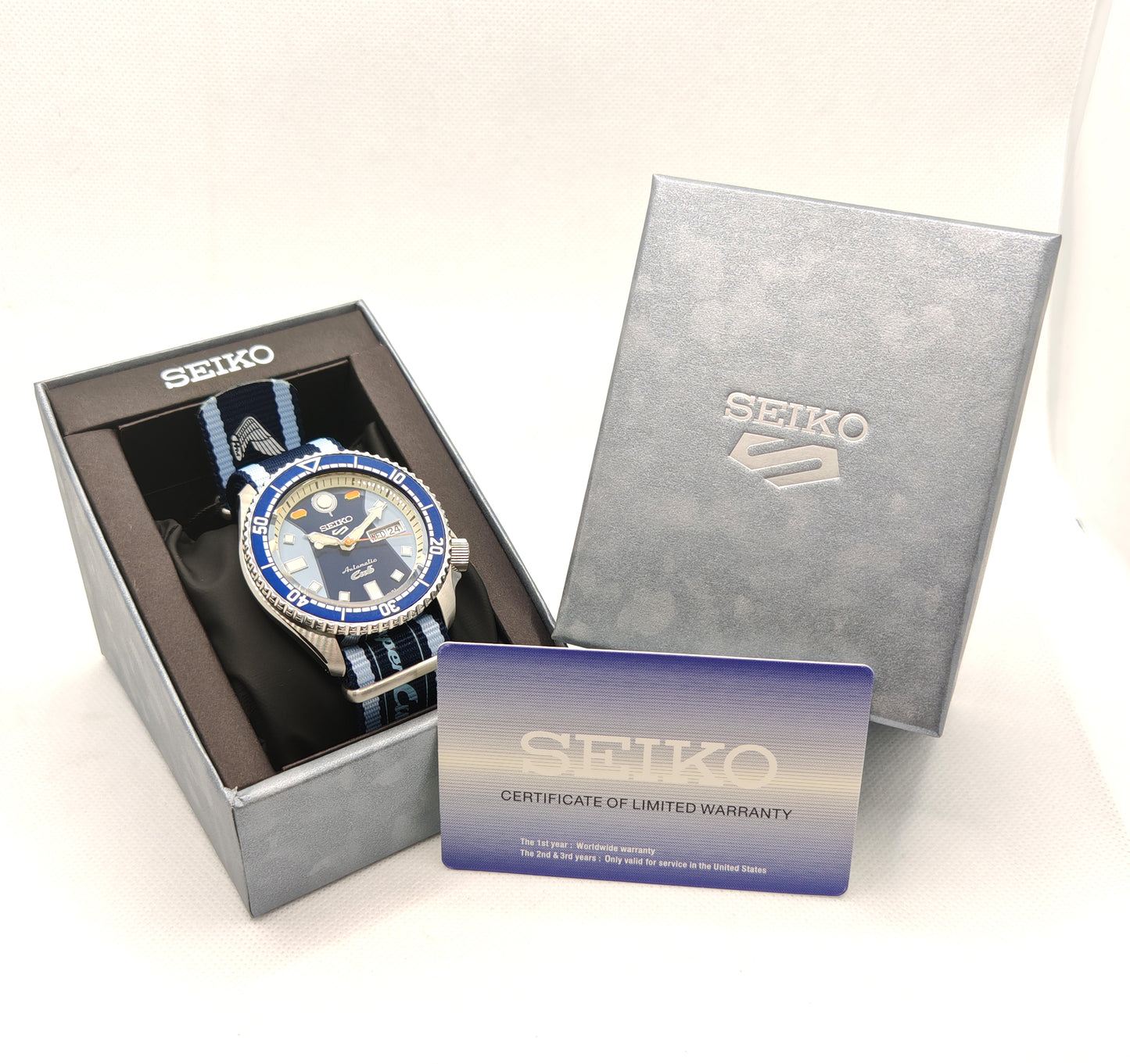 SEIKO Serie 5 orologio automatico Retro Colour Collection mod. SRPK37K1