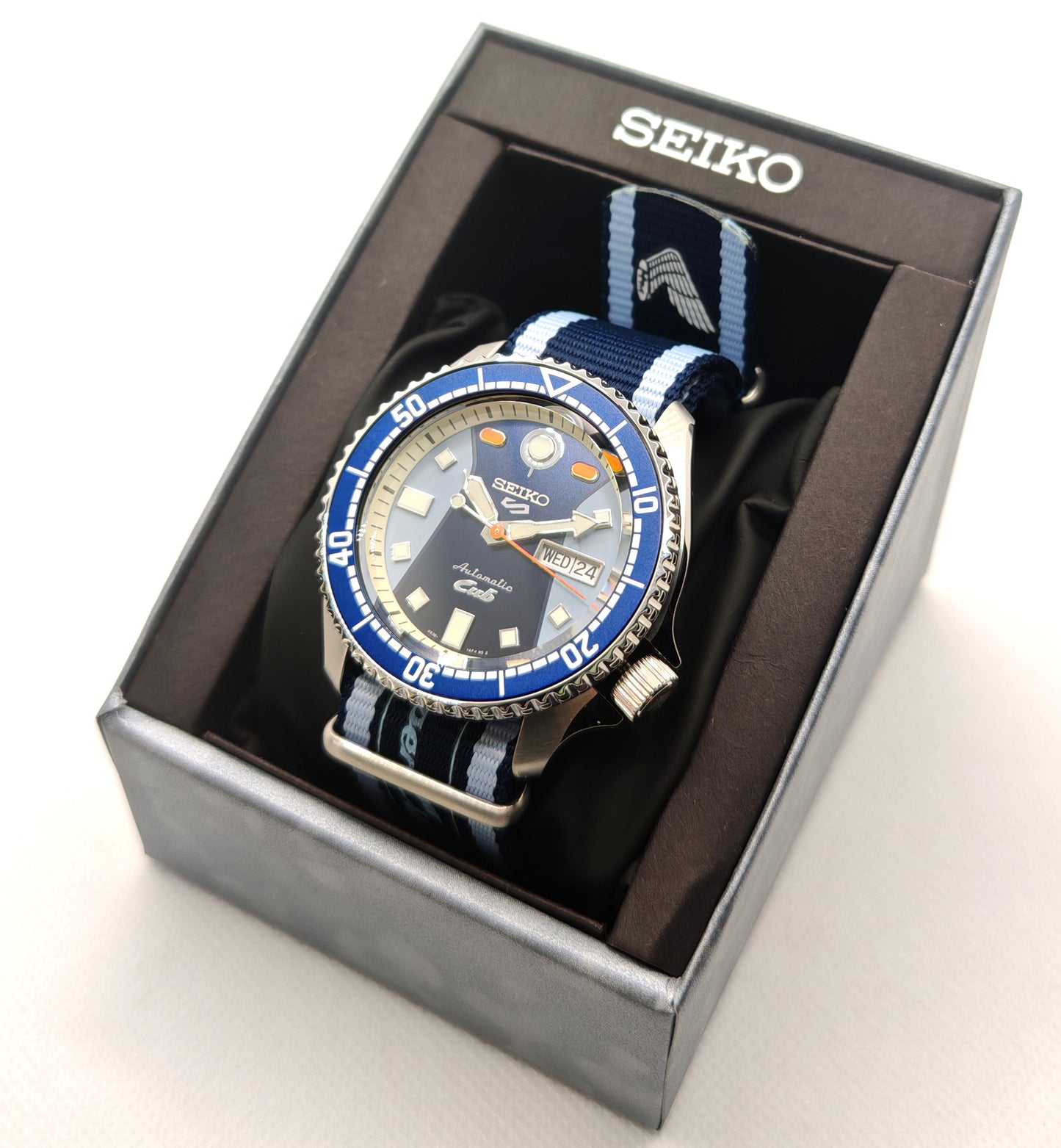 SEIKO Serie 5 orologio automatico Retro Colour Collection mod. SRPK37K1