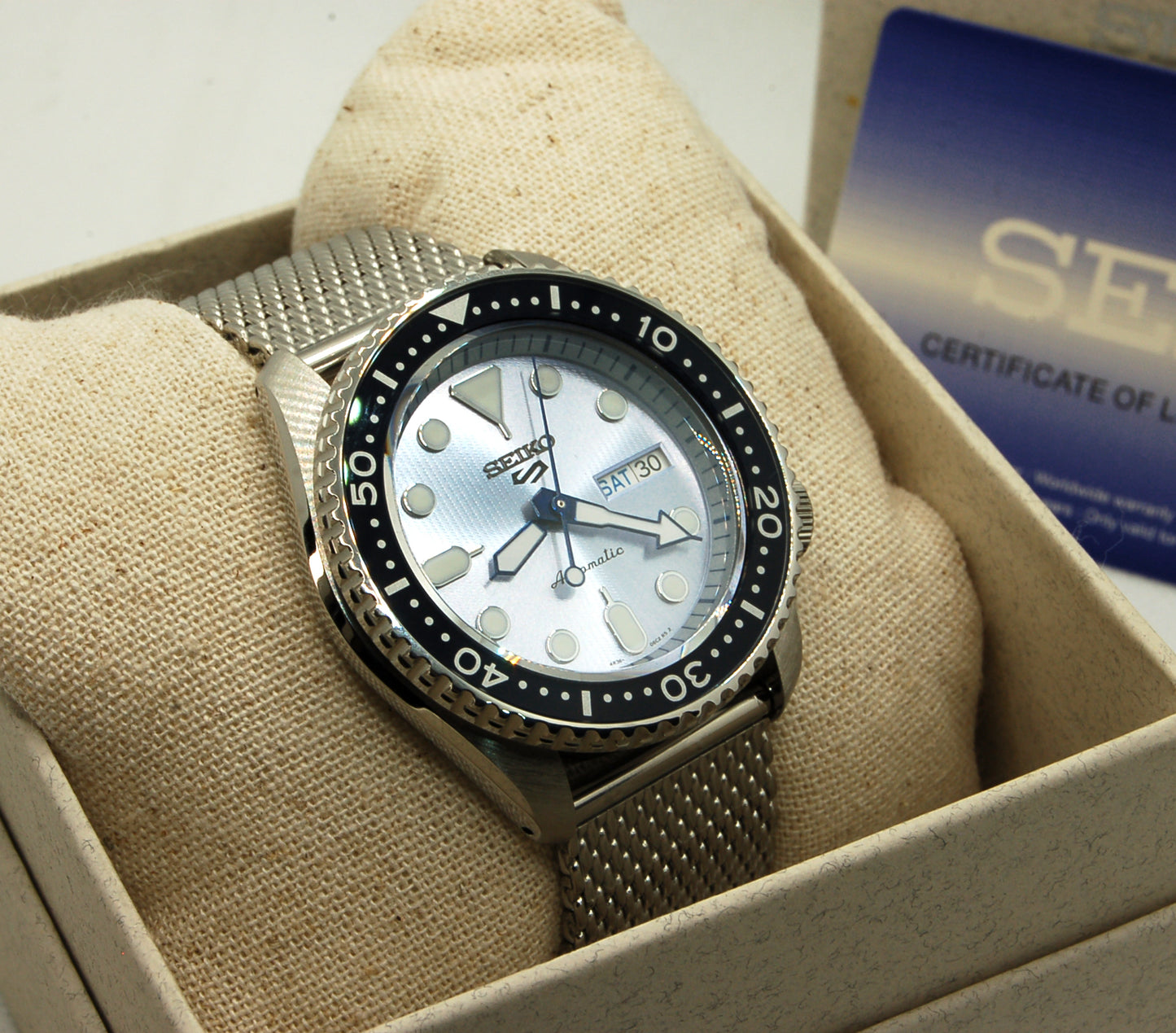 SEIKO automatic watch model SRPE77K1