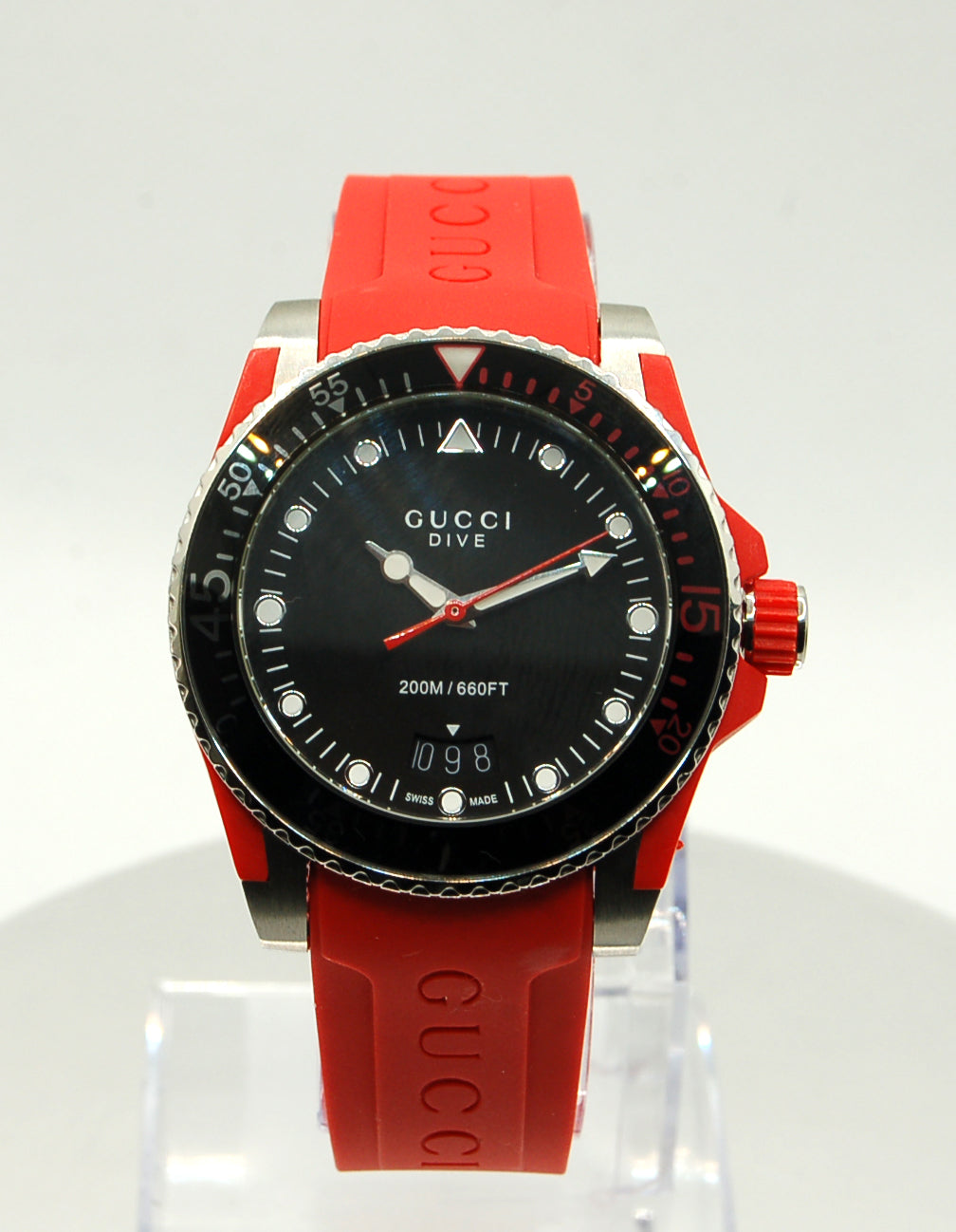 GUCCI MEN'S/Unisex Quartz Watch Model: GUCCIDIVE - YA136309 40mm