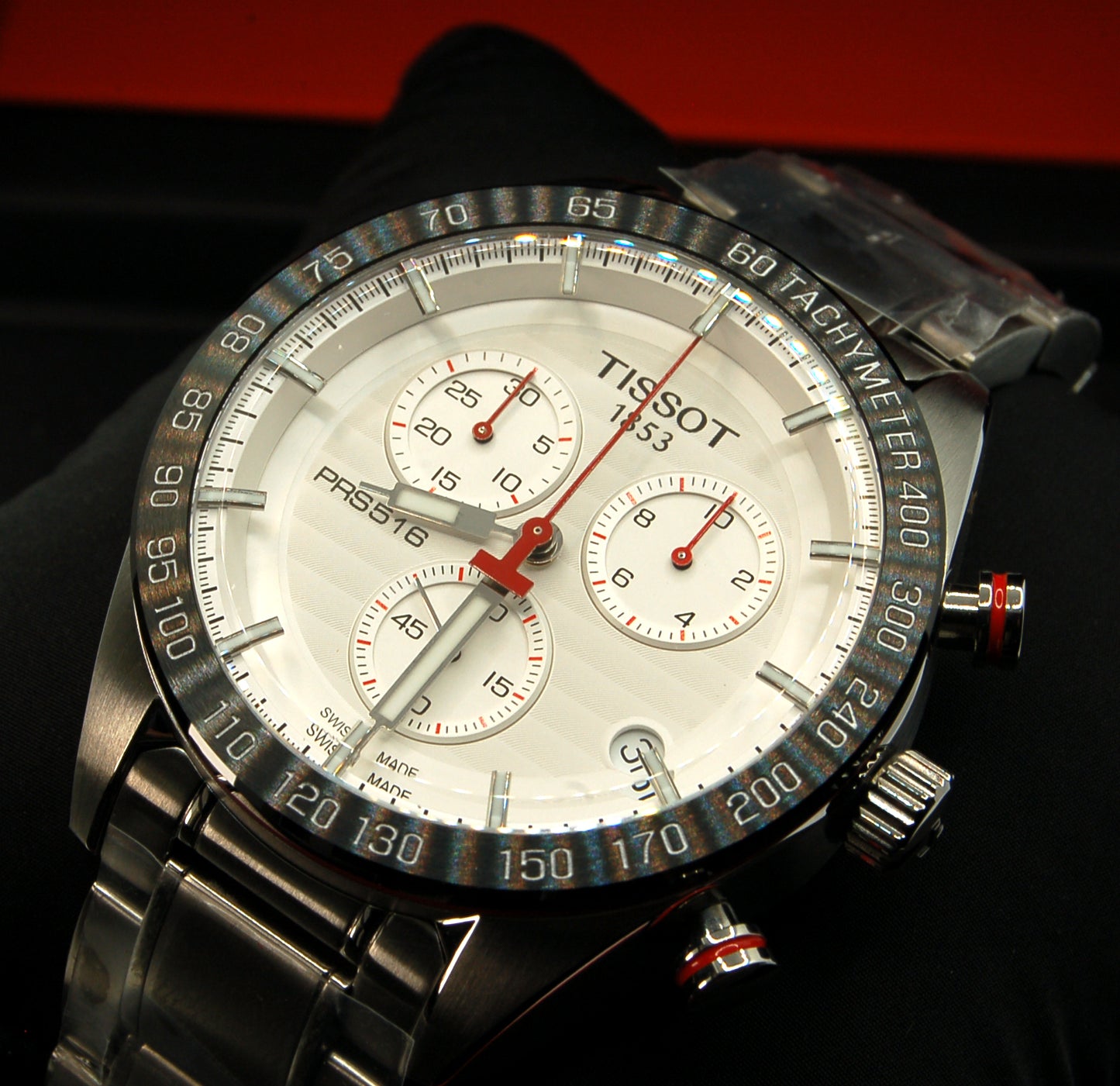 TISSOT orologio UOMO al quarzo mod. PRS 516 CHRONOGRAPH - T100.417.11.031.00