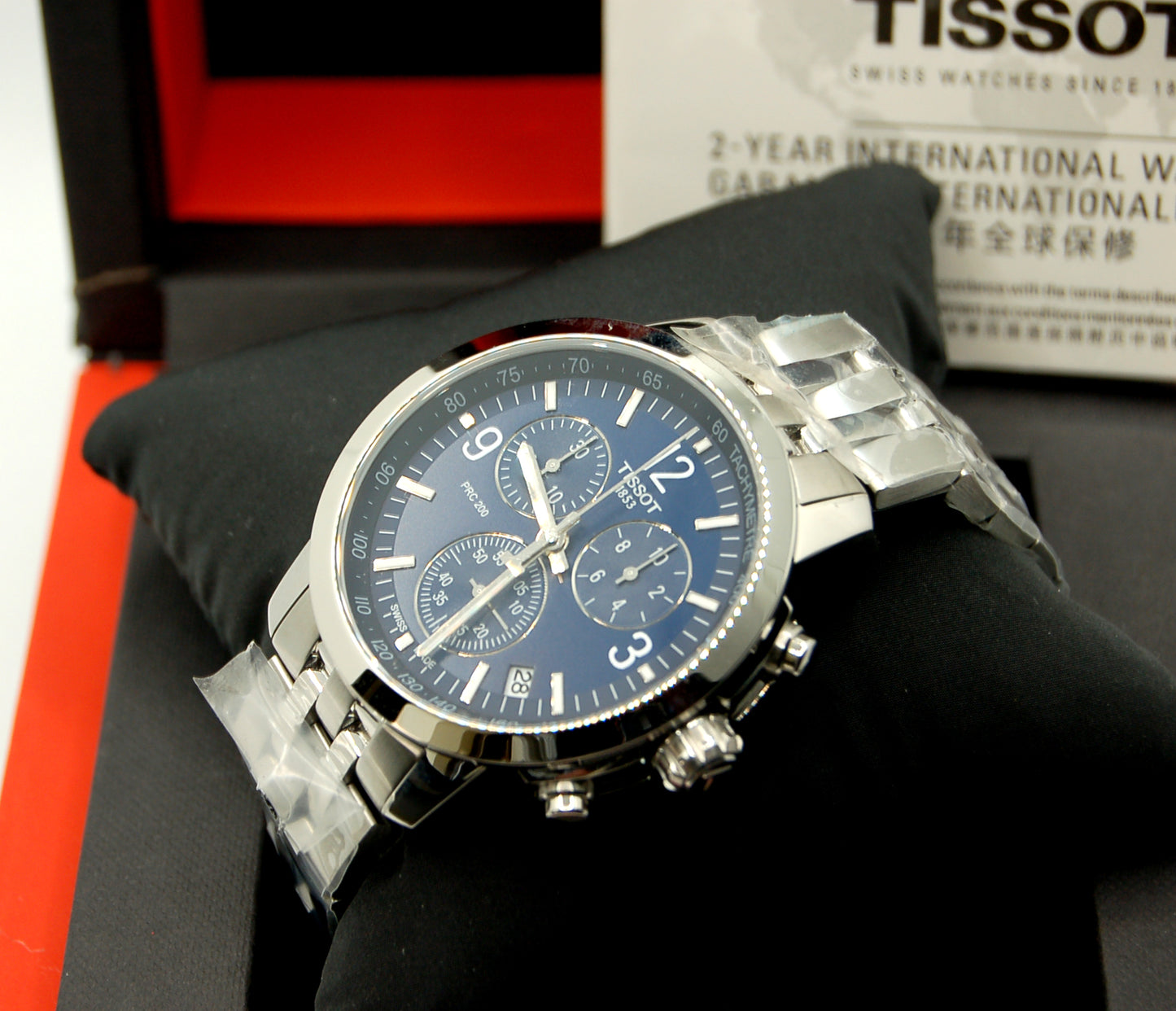 TISSOT PRC 200 CHRONOGRAPH MEN'S quartz watch - T114.417.11.047.00 | tikAworld