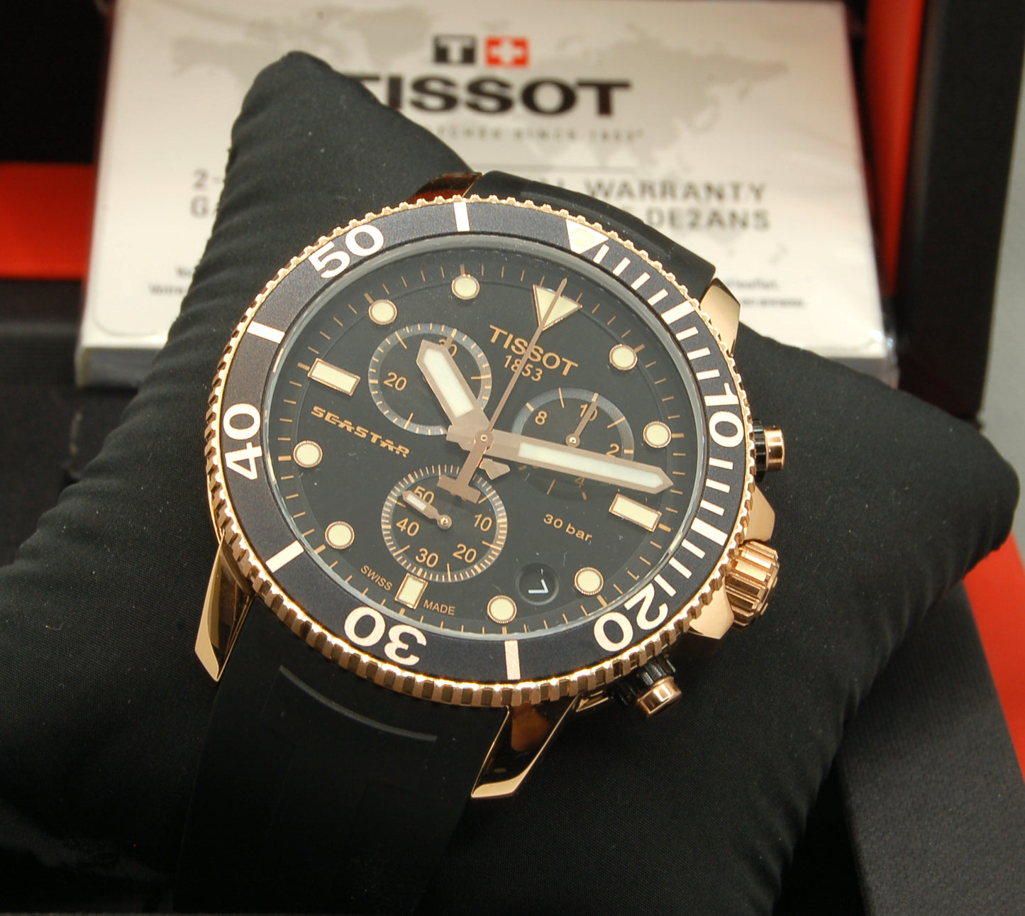 TISSOT MEN'S quartz watch, model SEASTAR 1000 45 MM - T120.417.37.051.00