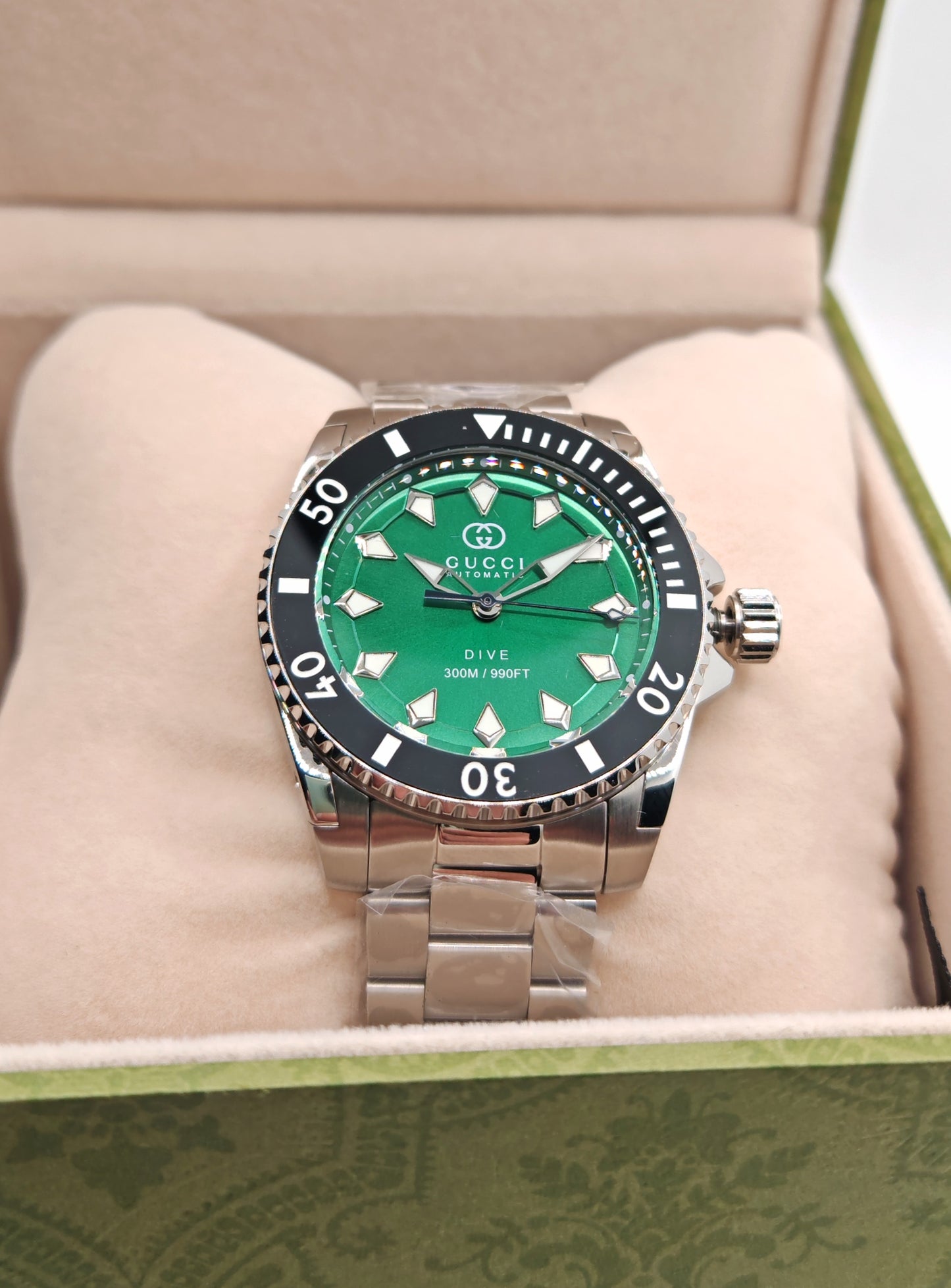 GUCCI DIVE YA136363 – Orologio Automatico Uomo Verde | tikAworld