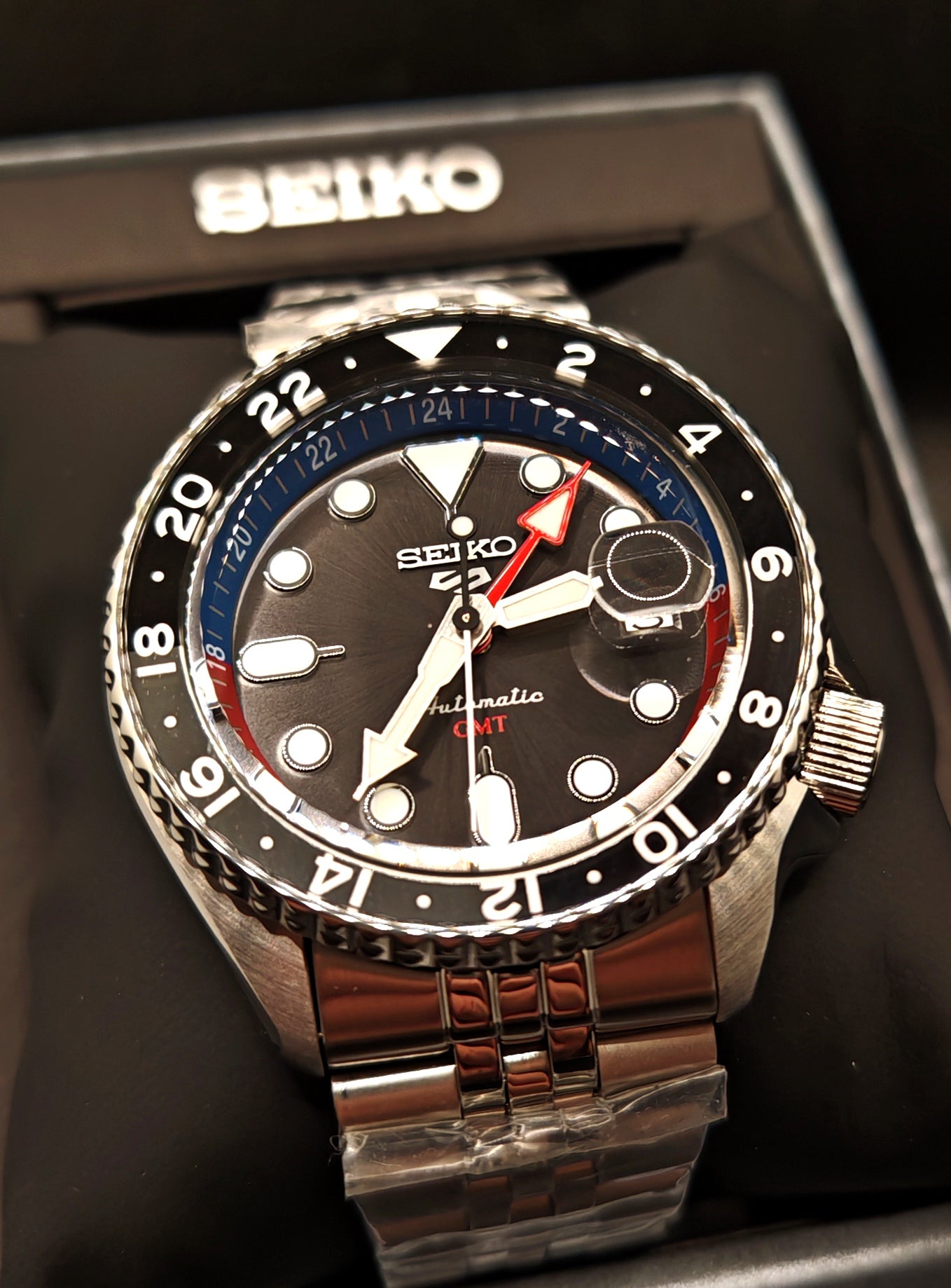 SEIKO 5 GMT orologio automatico mod. SSK019K1