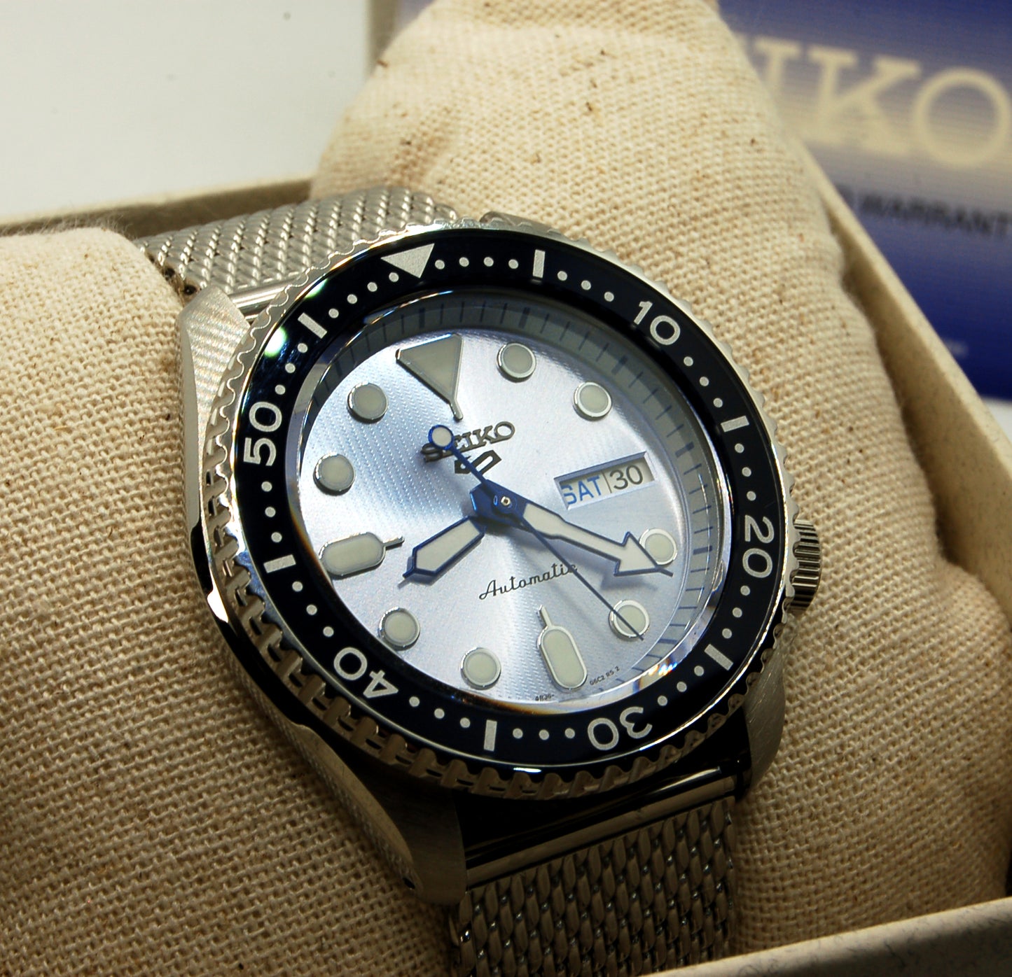SEIKO automatic watch model SRPE77K1
