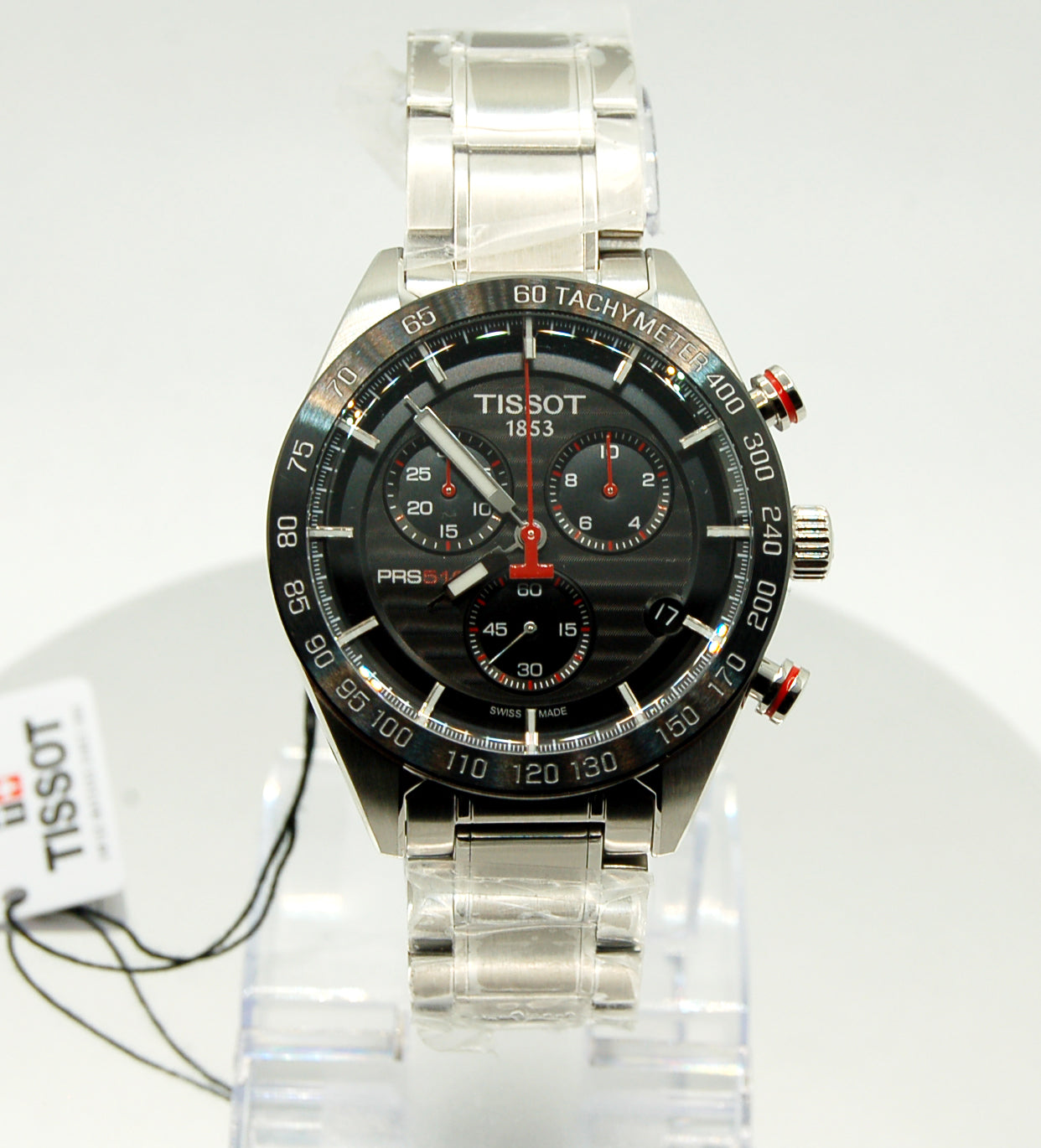 TISSOT MEN'S quartz watch model PRS 516 CHRONOGRAPH - T100.417.11.051.01