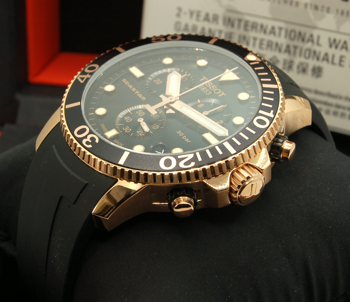 TISSOT MEN'S quartz watch, model SEASTAR 1000 45 MM - T120.417.37.051.00