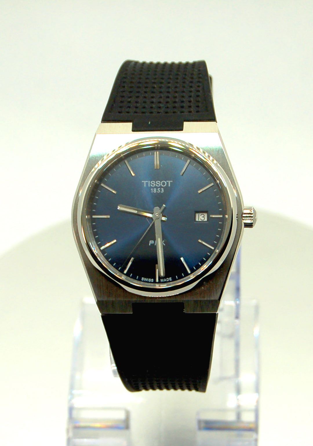 TISSOT PRX 40mm Men's Quartz Watch - T137.410.11.041.00 Rubber | tikAworld