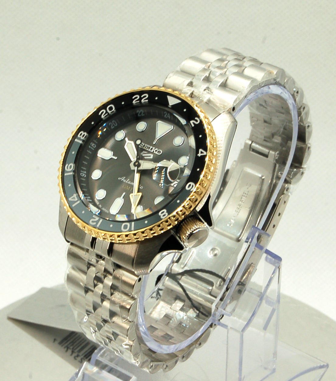 SEIKO 5 GMT automatic watch model SSK021