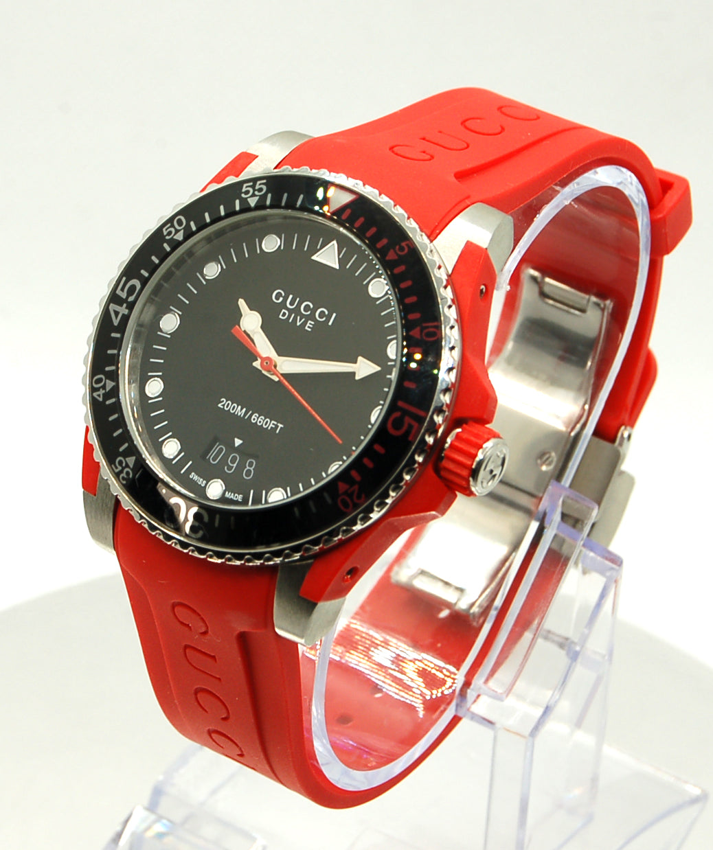 GUCCI MEN'S/Unisex Quartz Watch Model: GUCCIDIVE - YA136309 40mm