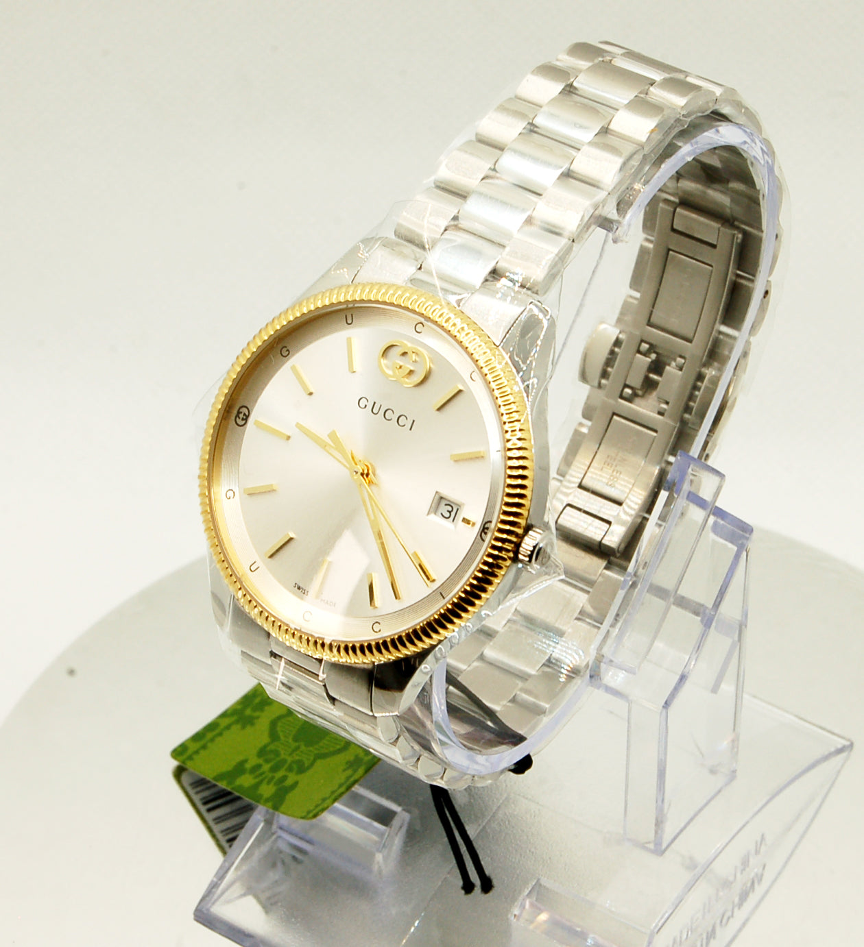GUCCI men's/unisex quartz watch, model G-Timeless, gold/steel - YA1264233