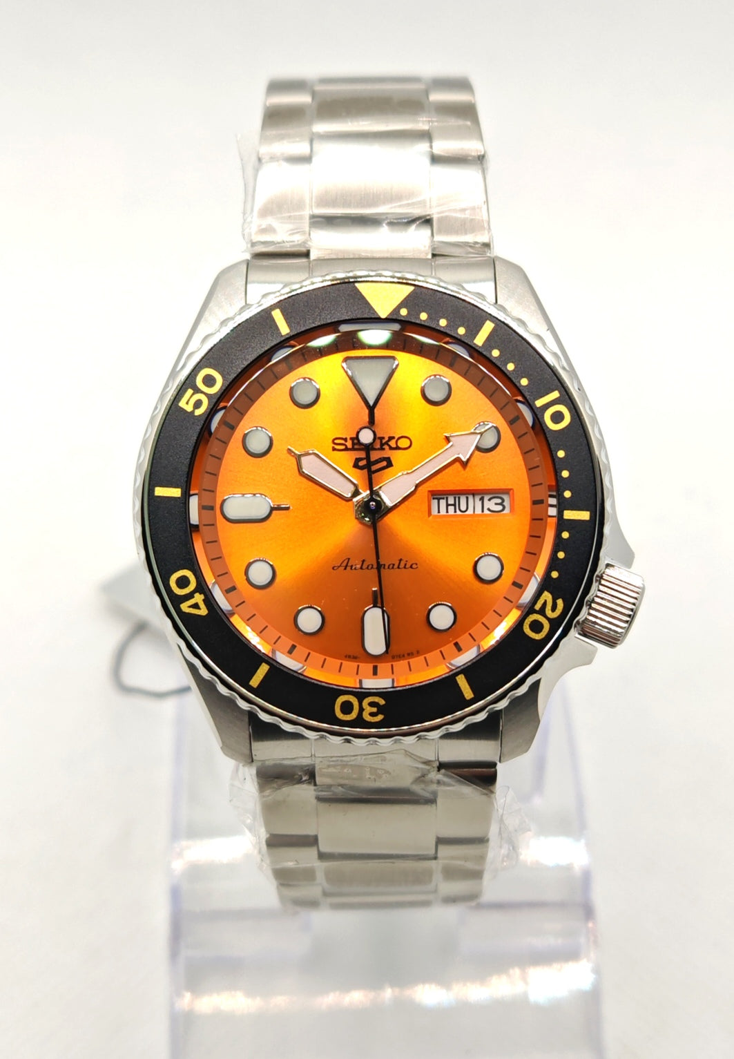 SEIKO 5 Sports SRPD59K1 – Orologio Automatico Uomo Arancione | tikAworld