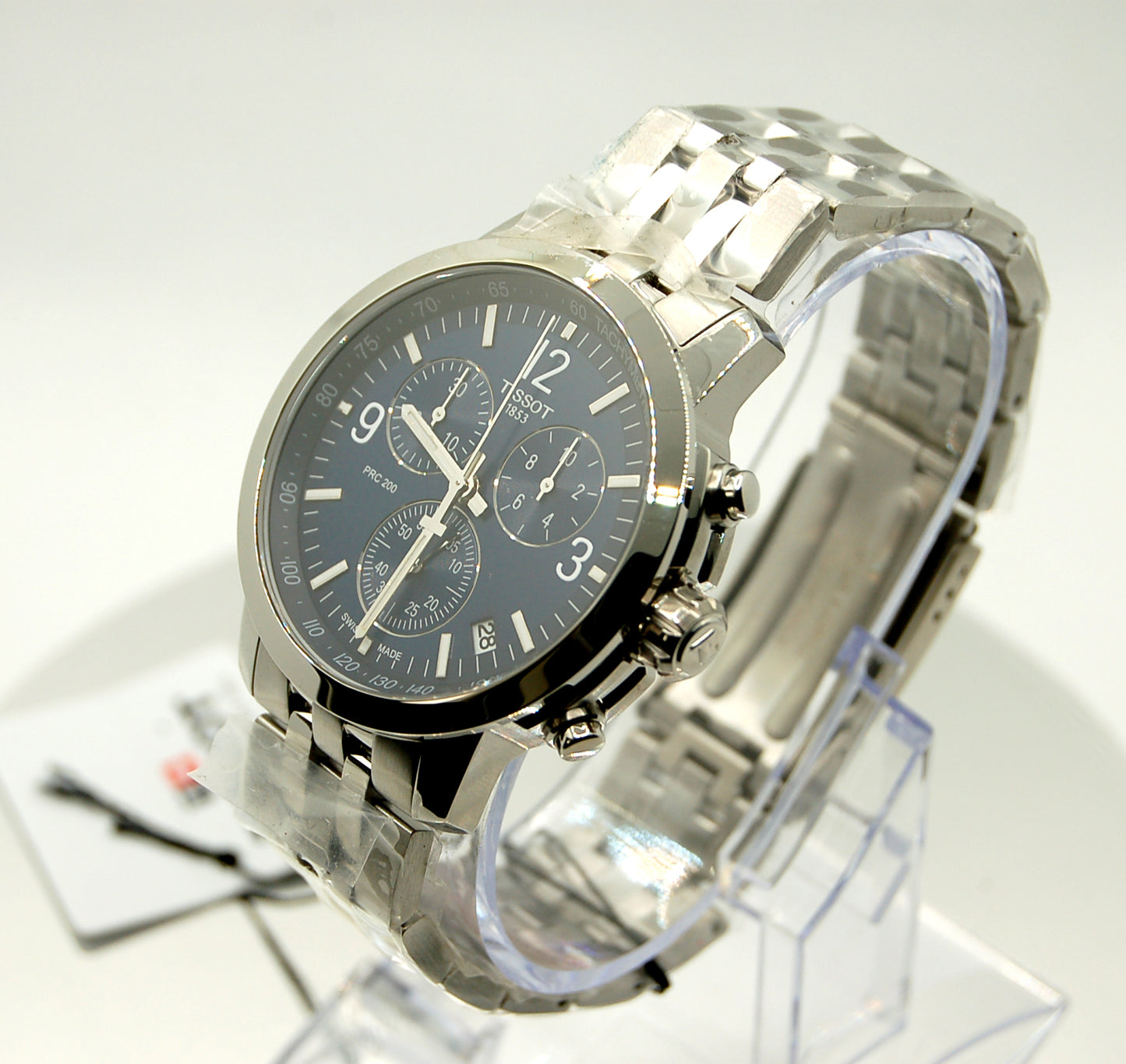 TISSOT PRC 200 CHRONOGRAPH MEN'S quartz watch - T114.417.11.047.00 | tikAworld