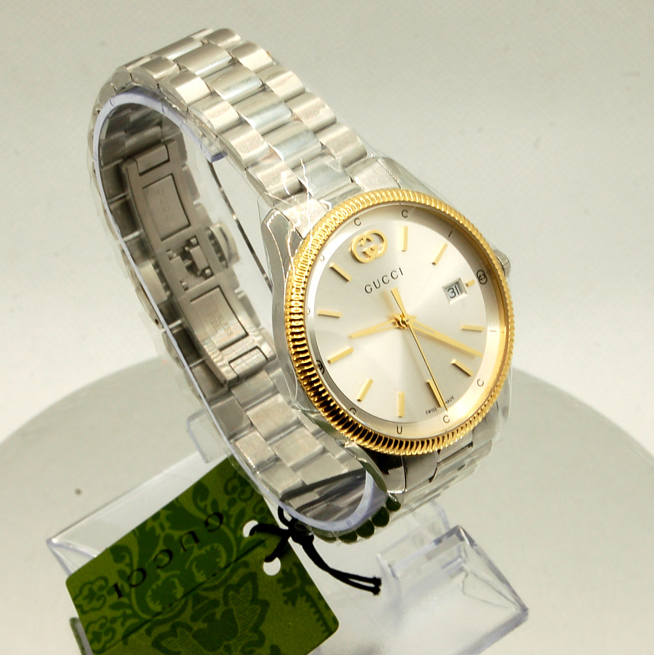 GUCCI men's/unisex quartz watch, model G-Timeless, gold/steel - YA1264233