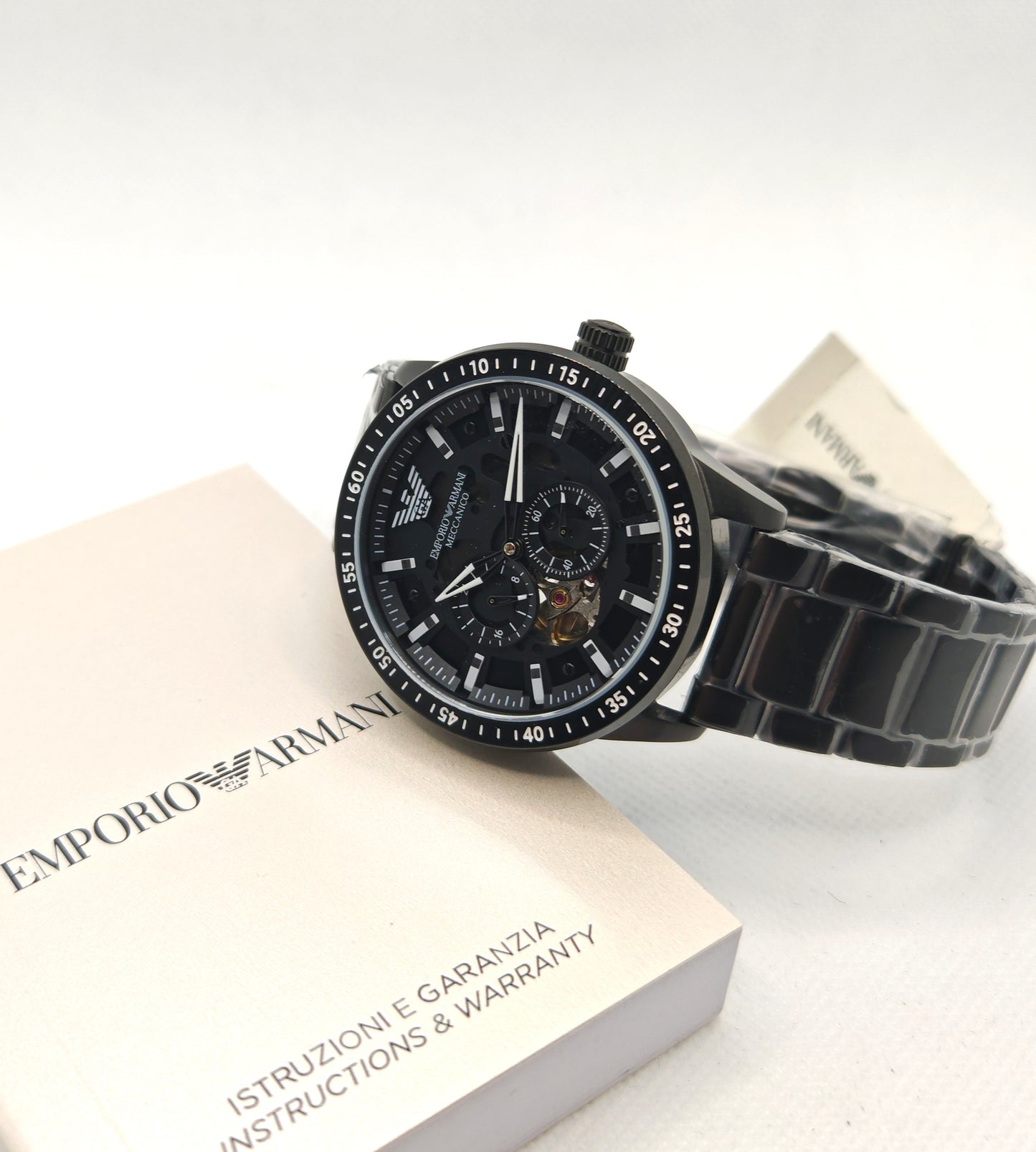 EMPORIO ARMANI AR60054 – Orologio Automatico Uomo Nero | tikAworld