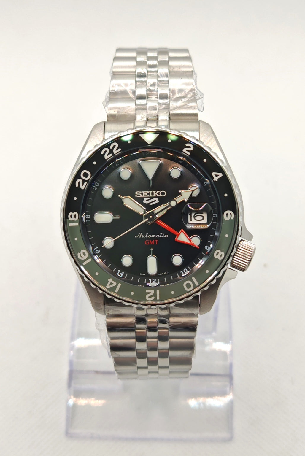 SEIKO 5 GMT SSK001K1 – Orologio Automatico Uomo Nero | TikAworld