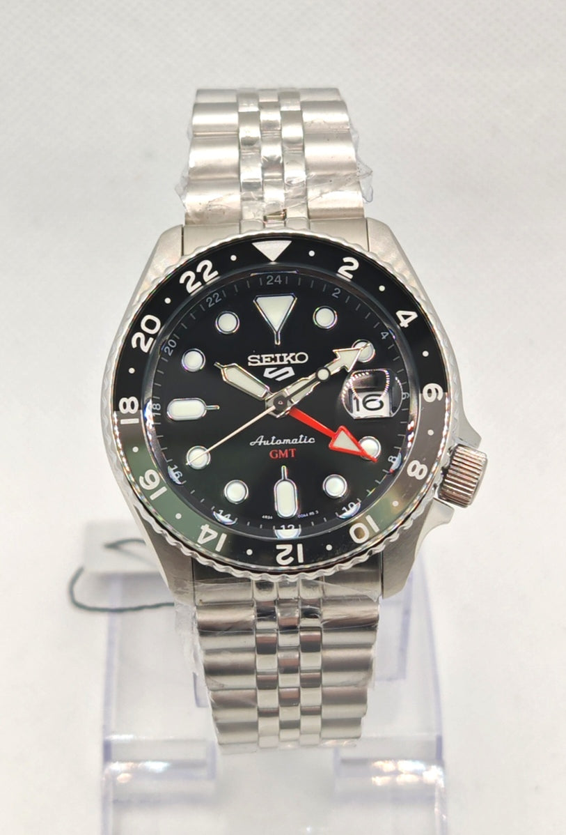 SEIKO 5 GMT SSK001K1 – Orologio Automatico Uomo Nero | TikAworld