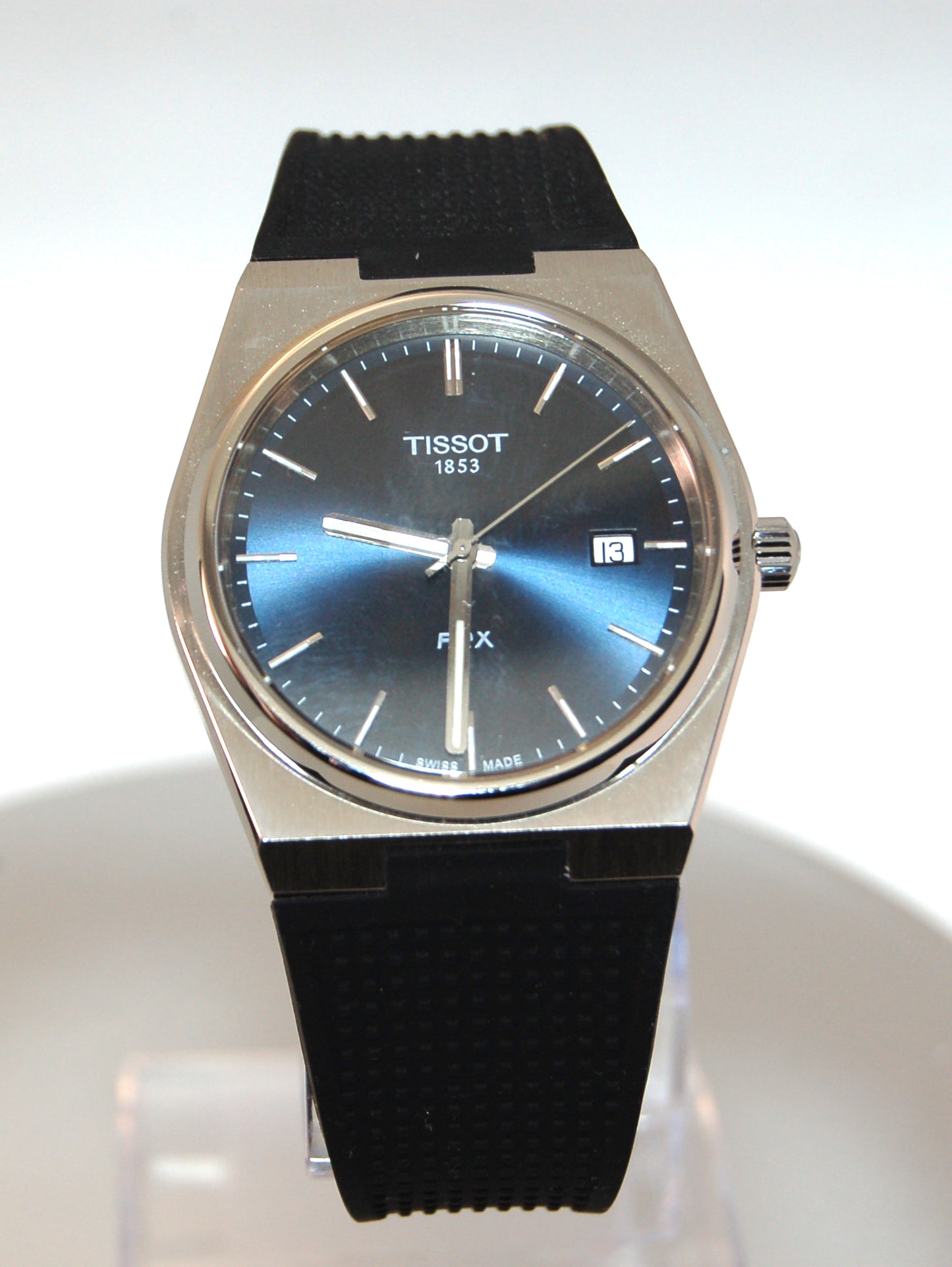 TISSOT PRX 40mm Men's Quartz Watch - T137.410.11.041.00 Rubber | tikAworld