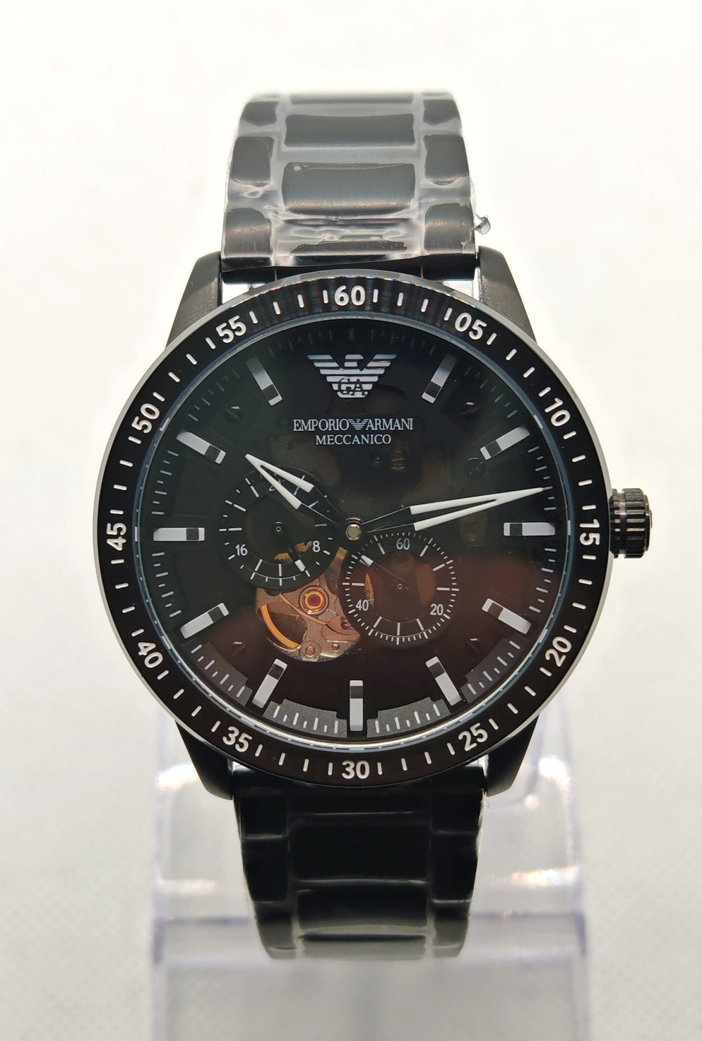 EMPORIO ARMANI AR60054 – Orologio Automatico Uomo Nero | tikAworld