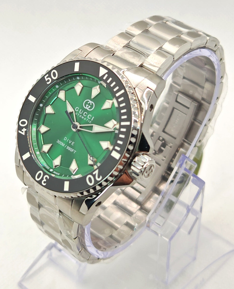 GUCCI DIVE YA136363 – Orologio Automatico Uomo Verde | tikAworld