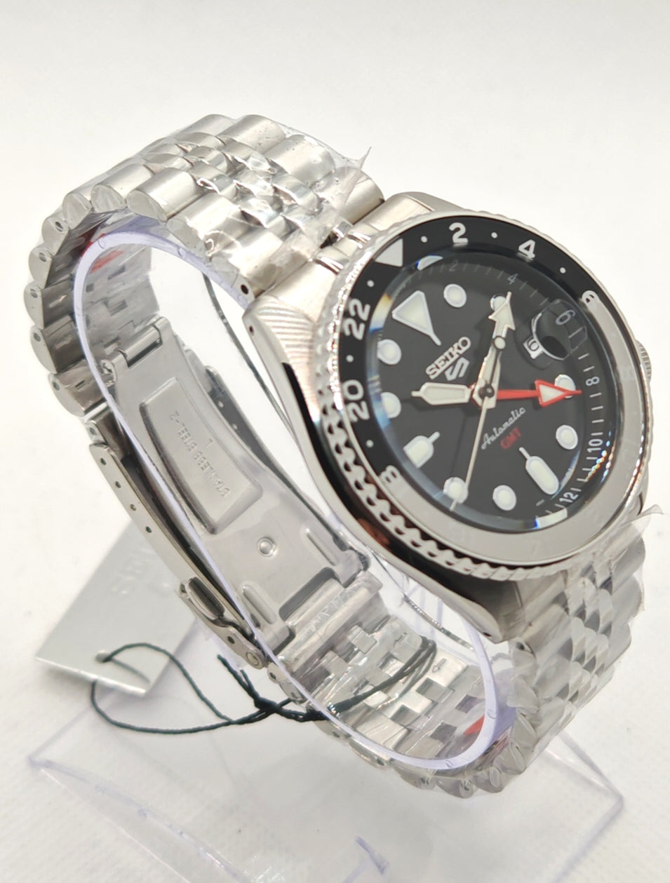 SEIKO 5 GMT SSK001K1 – Orologio Automatico Uomo Nero | TikAworld