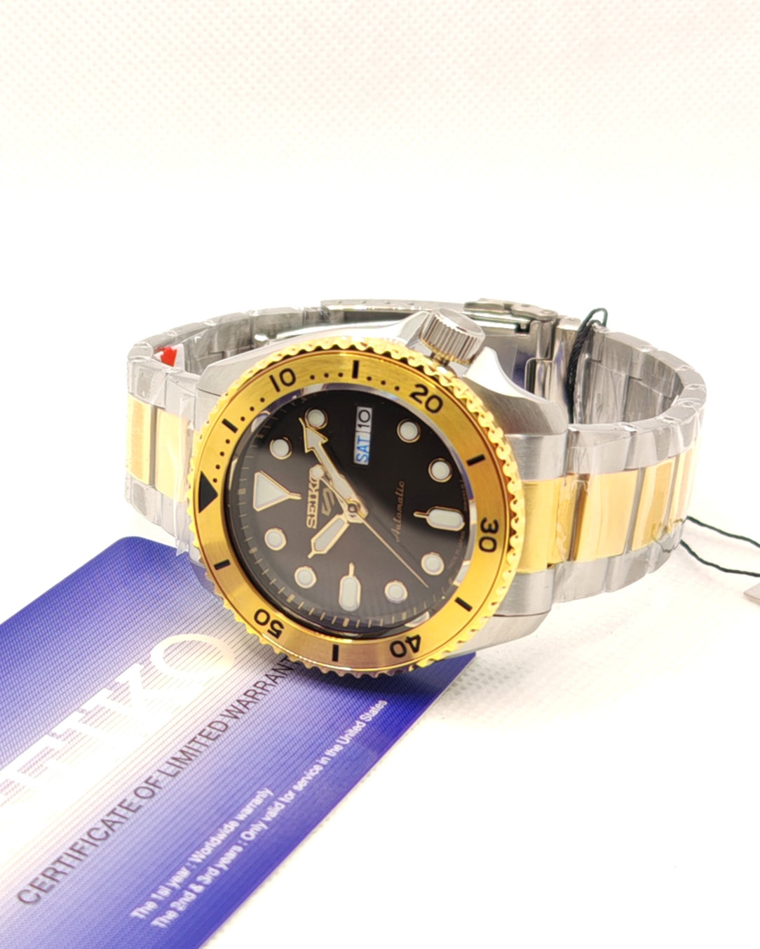 SEIKO SRPK24 disteso con certificato seiko