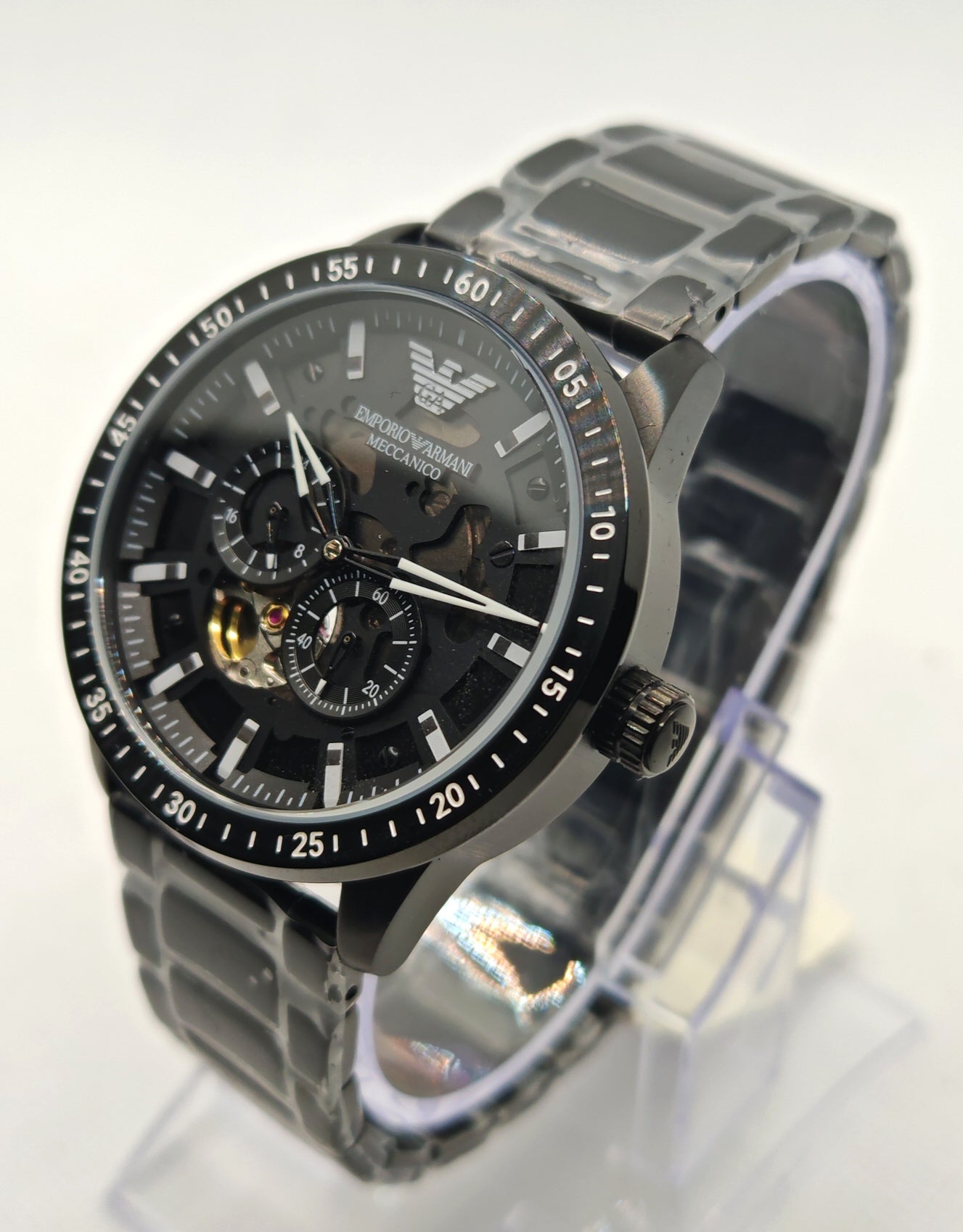 EMPORIO ARMANI AR60054 – Orologio Automatico Uomo Nero | tikAworld