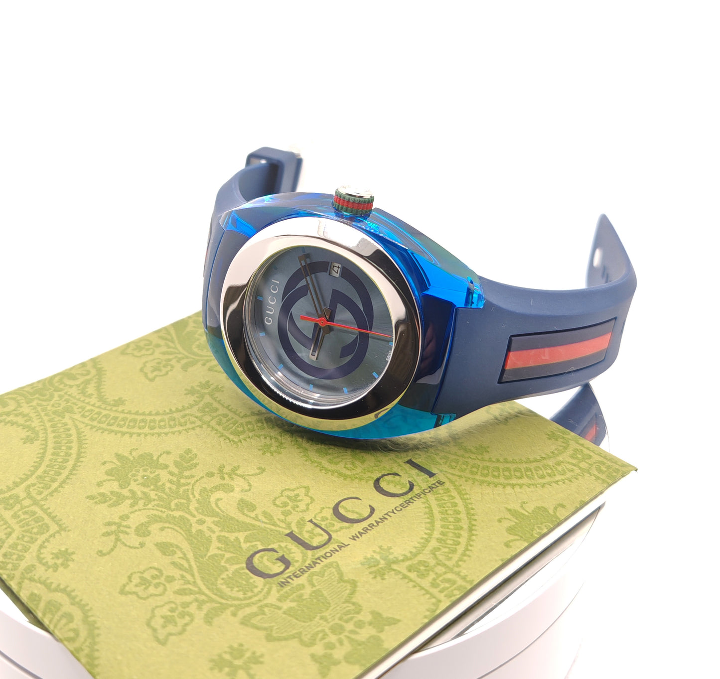 GUCCI orologio per UOMO/unisex al quarzo mod. SYNC - YA137104 46mm