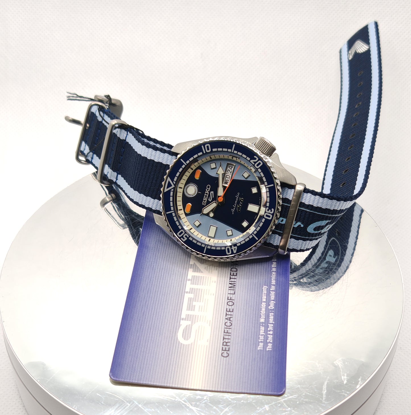 SEIKO Serie 5 orologio automatico Retro Colour Collection mod. SRPK37K1