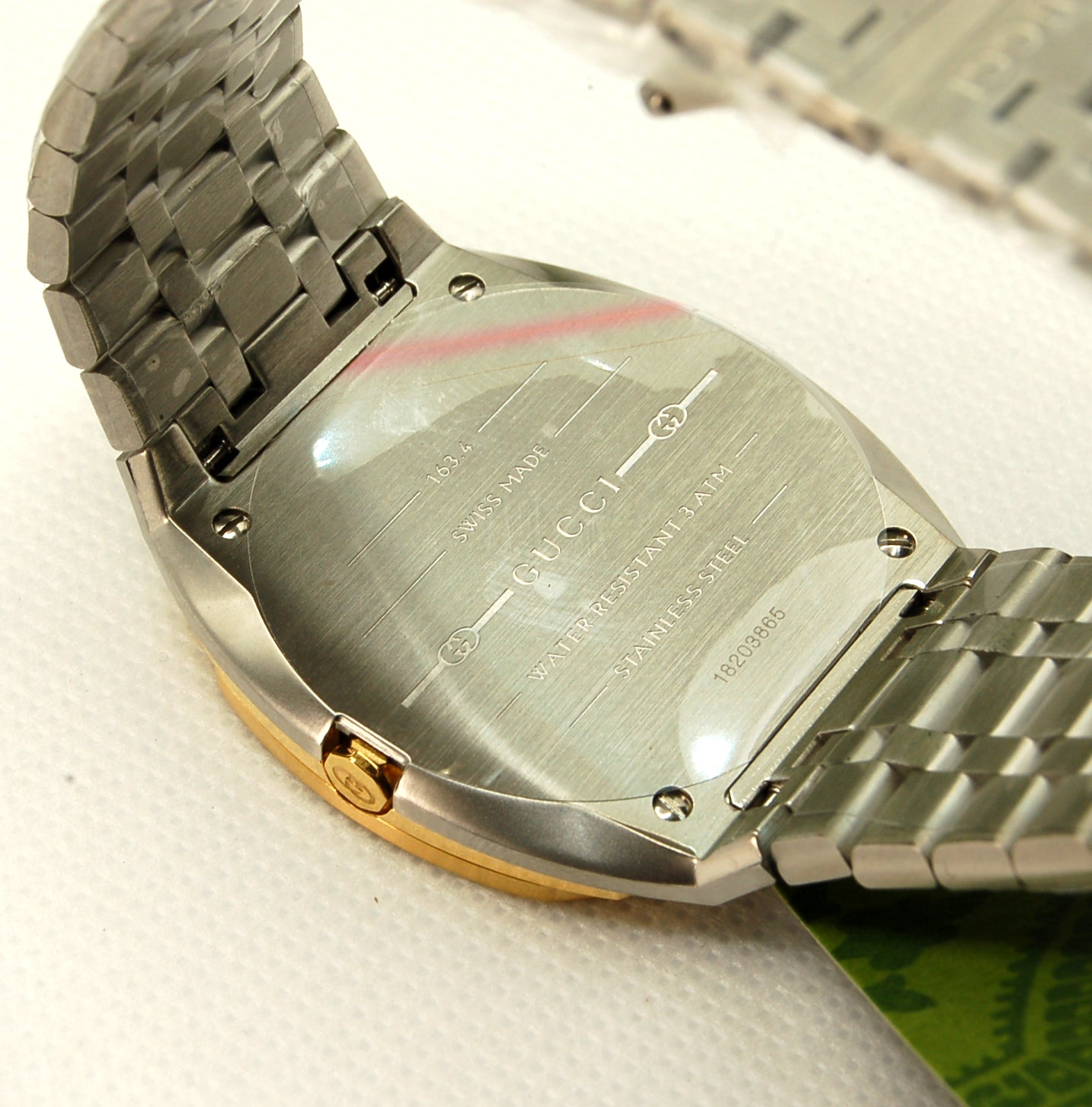 GUCCI 25H Gold/Steel Quartz Watch for Men/Unisex - YA163405