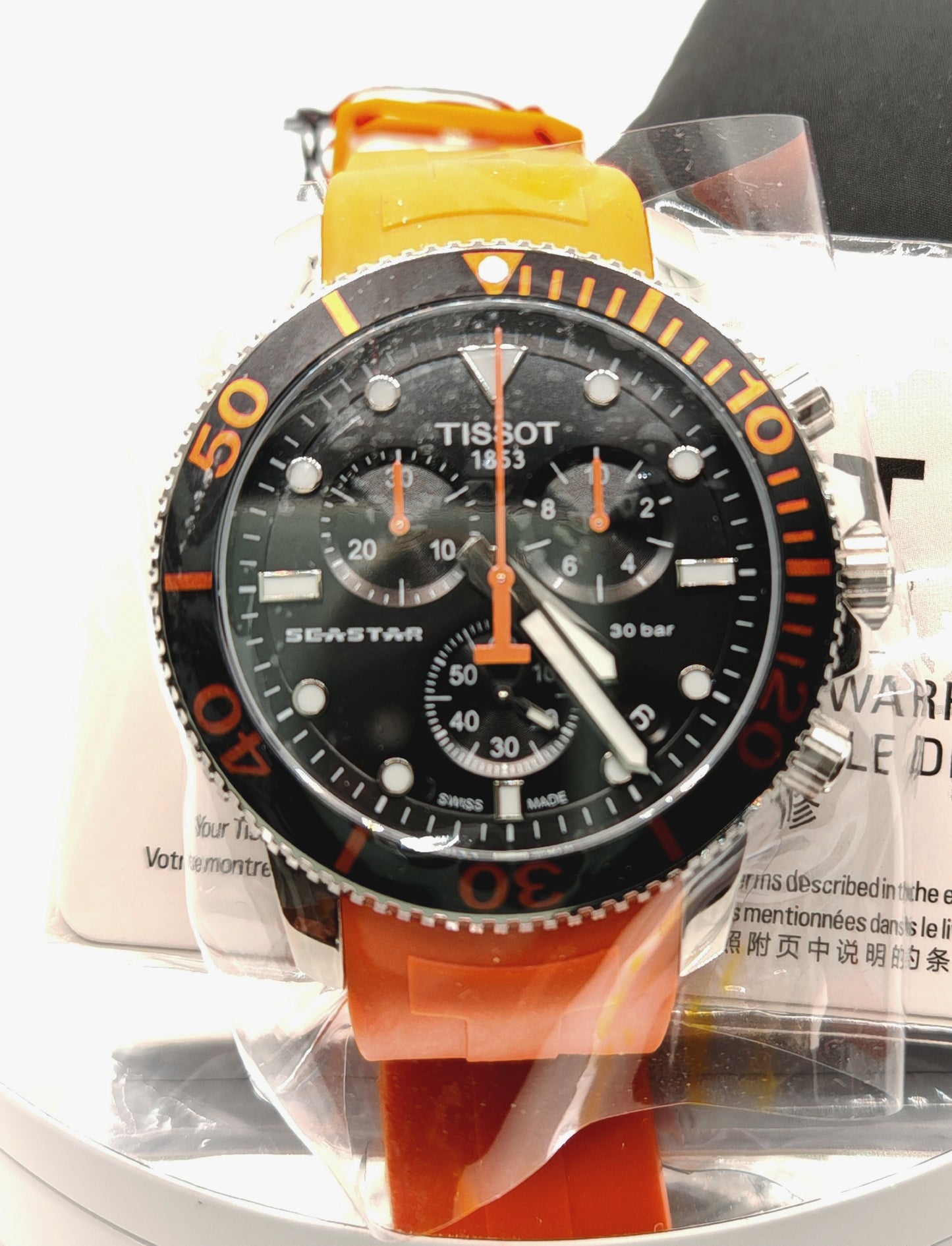 TISSOT MEN'S SEASTAR 1000 quartz watch - T120.417.17.051.01 | tikAworld