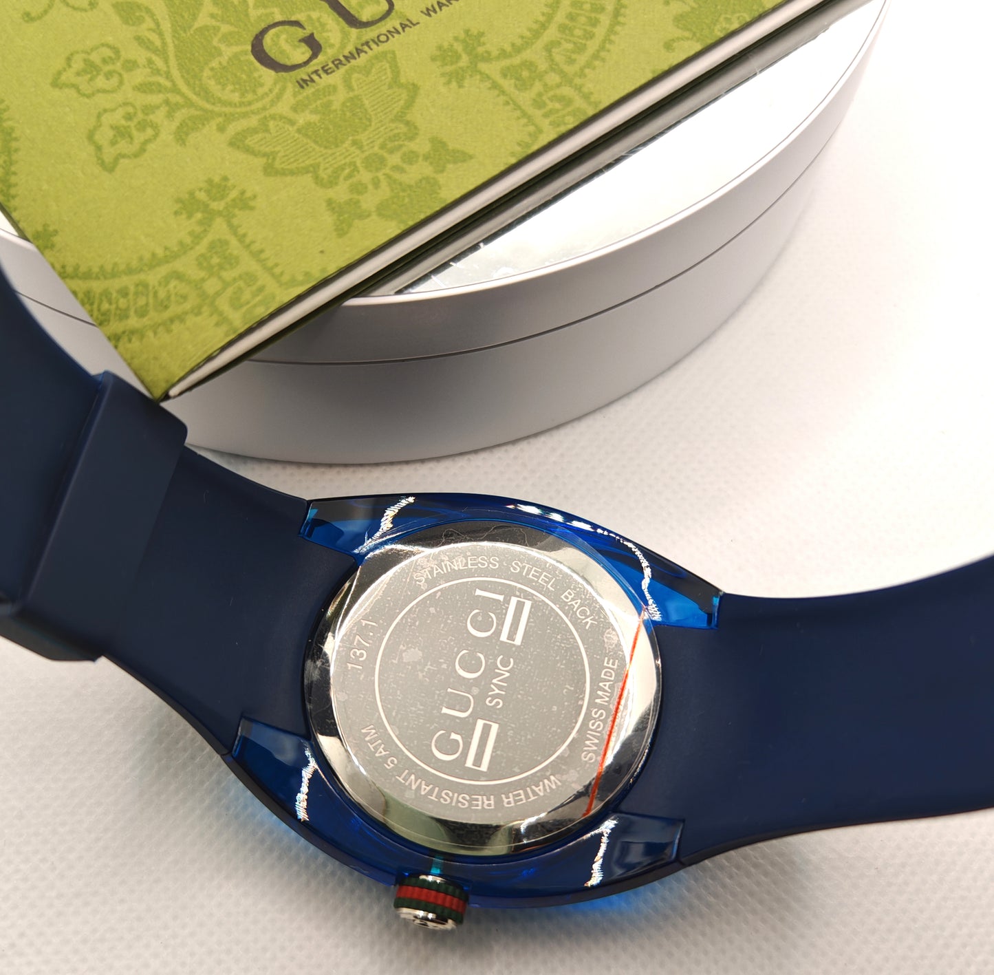 GUCCI orologio per UOMO/unisex al quarzo mod. SYNC - YA137104 46mm
