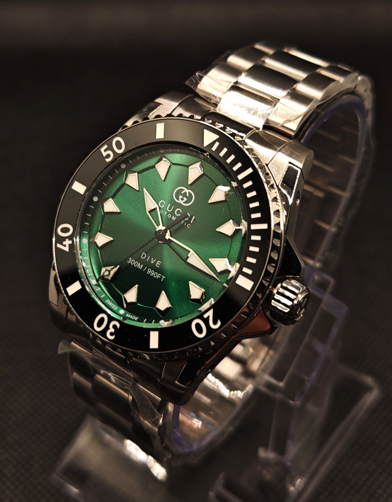 GUCCI DIVE YA136363 – Orologio Automatico Uomo Verde | tikAworld
