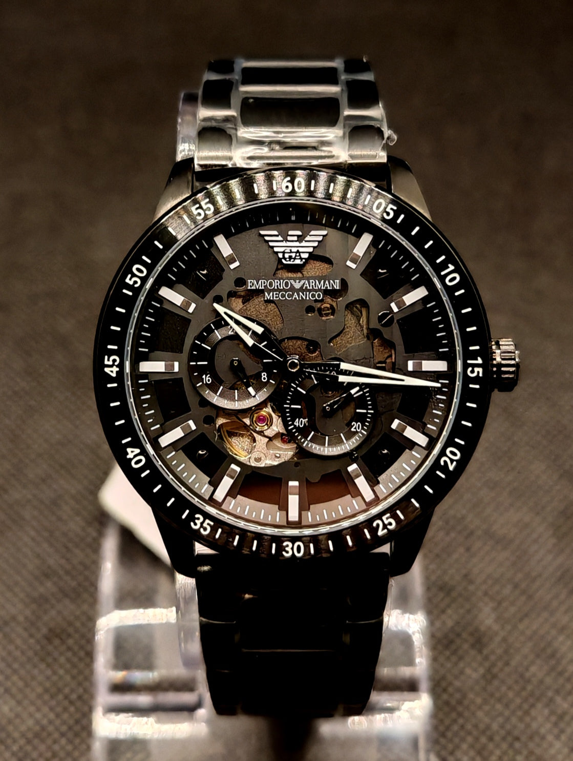 EMPORIO ARMANI AR60054 – Orologio Automatico Uomo Nero | tikAworld