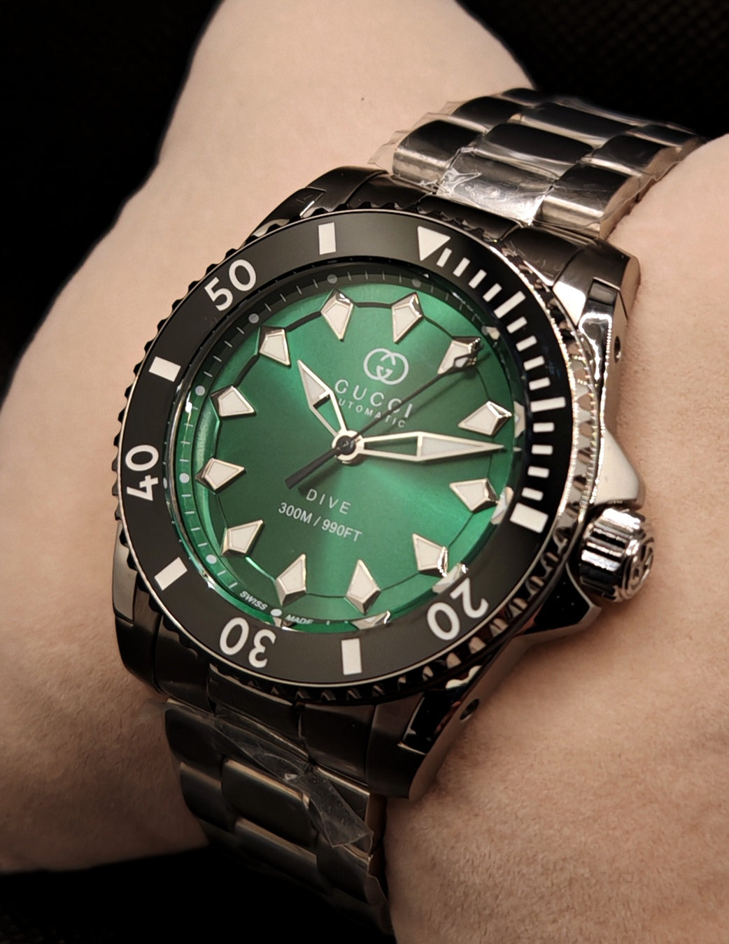 GUCCI DIVE YA136363 – Orologio Automatico Uomo Verde | tikAworld