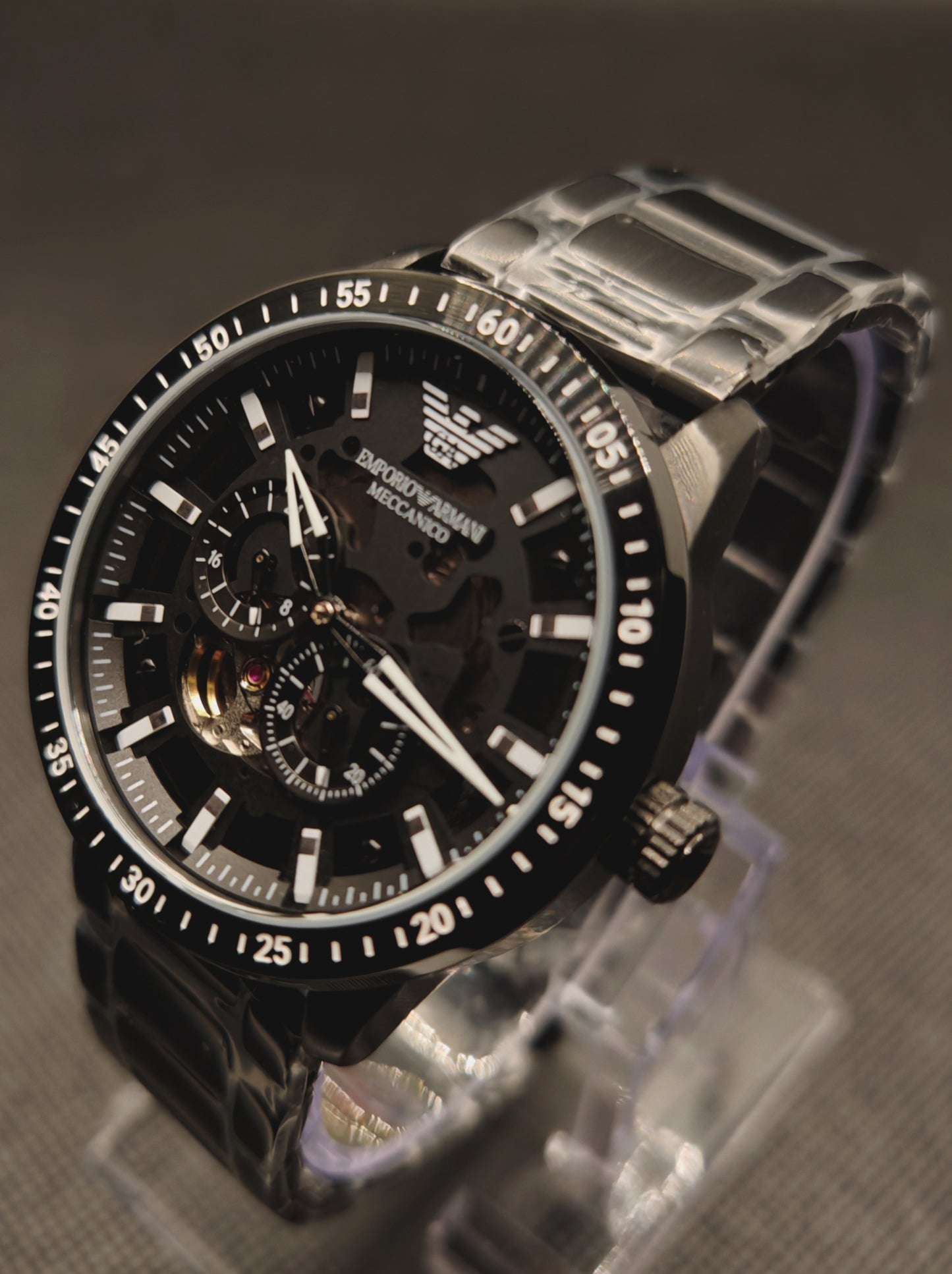 EMPORIO ARMANI AR60054 – Orologio Automatico Uomo Nero | tikAworld