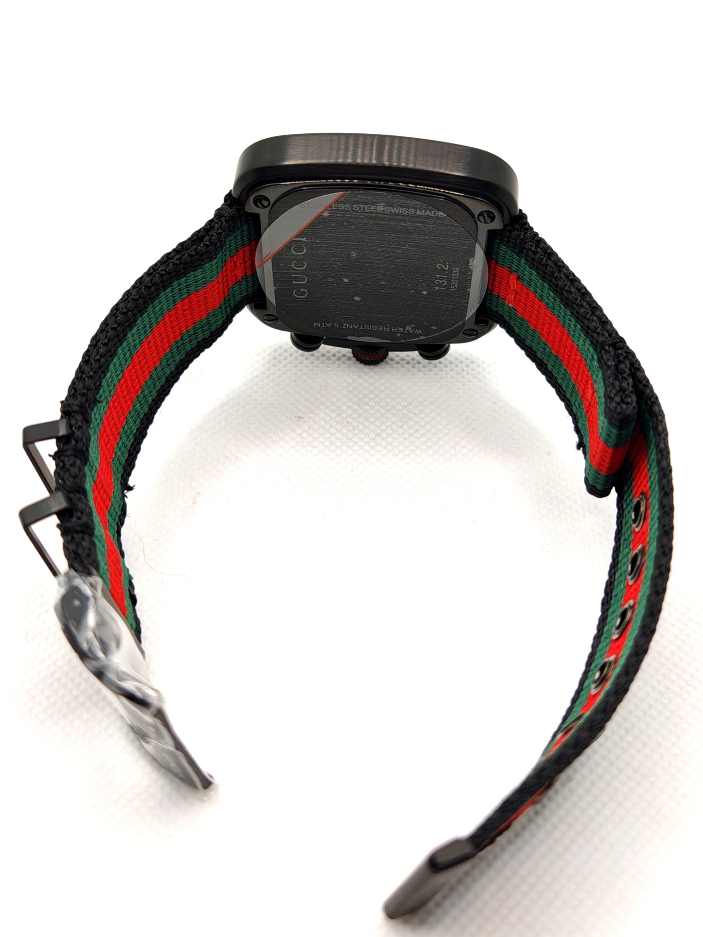 GUCCI orologio per UOMO al quarzo mod. COUPE Nero/Tessuto - YA131202