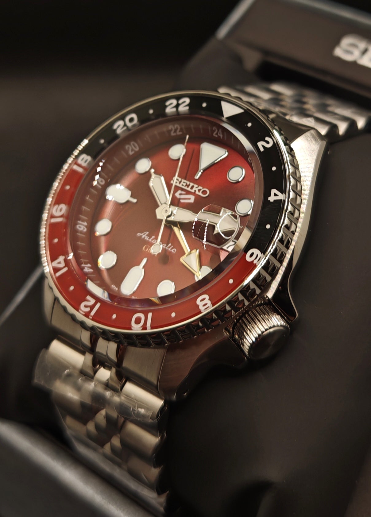 SEIKO 5 GMT orologio automatico mod. SSK031K1