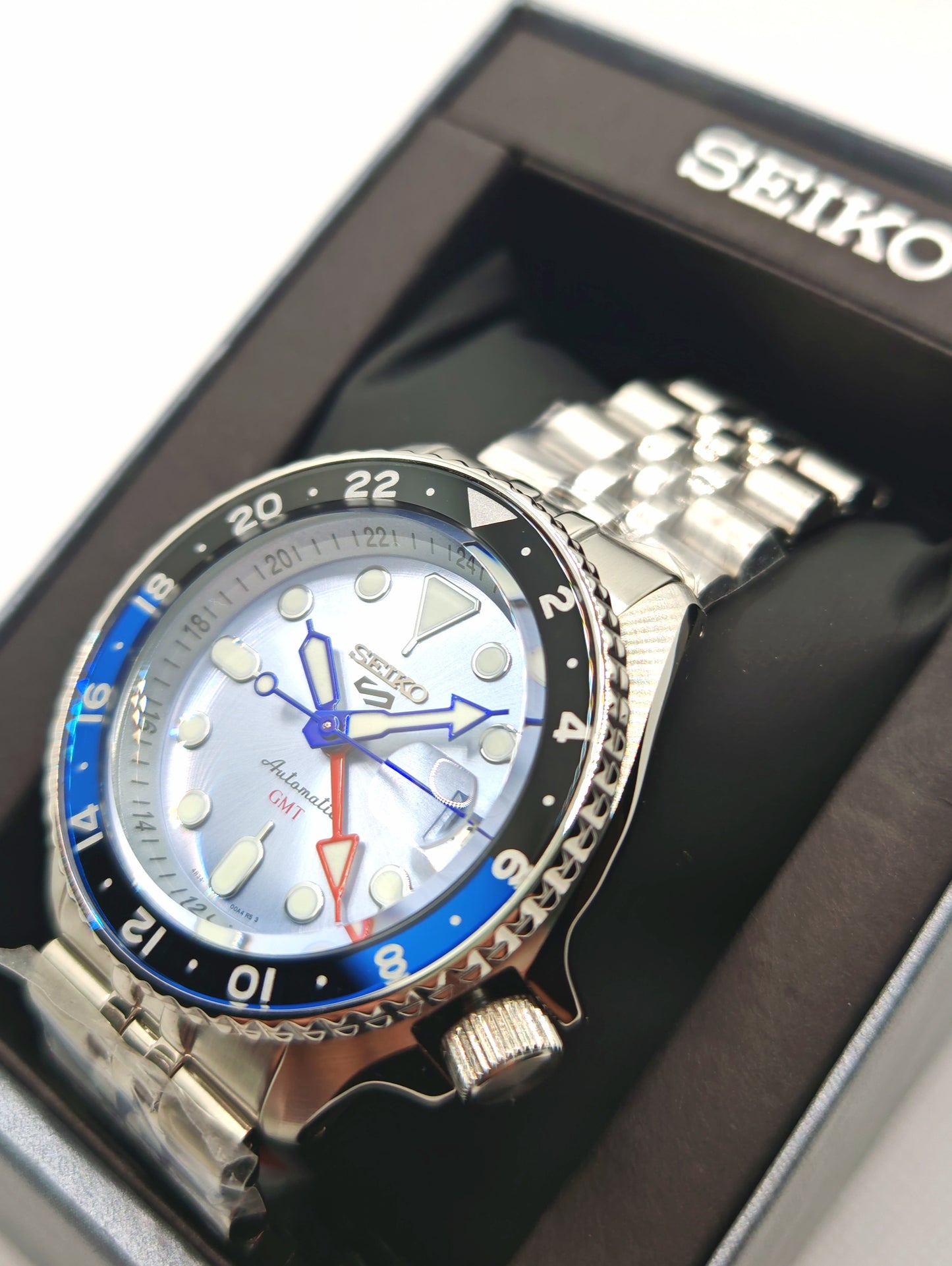SEIKO SSK029 scatola vista sx
