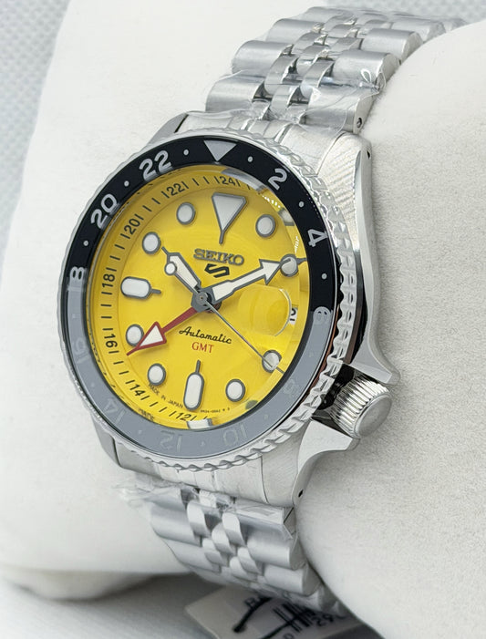 SEIKO 5 GMT SSK017 – Orologio Automatico Quadrante Giallo | tikAworld