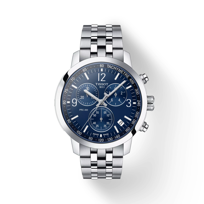 TISSOT PRC 200 CHRONOGRAPH MEN'S quartz watch - T114.417.11.047.00 | tikAworld