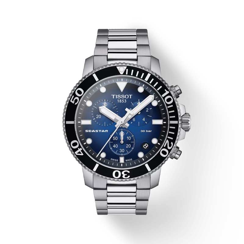 TISSOT MEN'S quartz watch, model SEASTAR 1000 45 MM - T120.417.11.041.01
