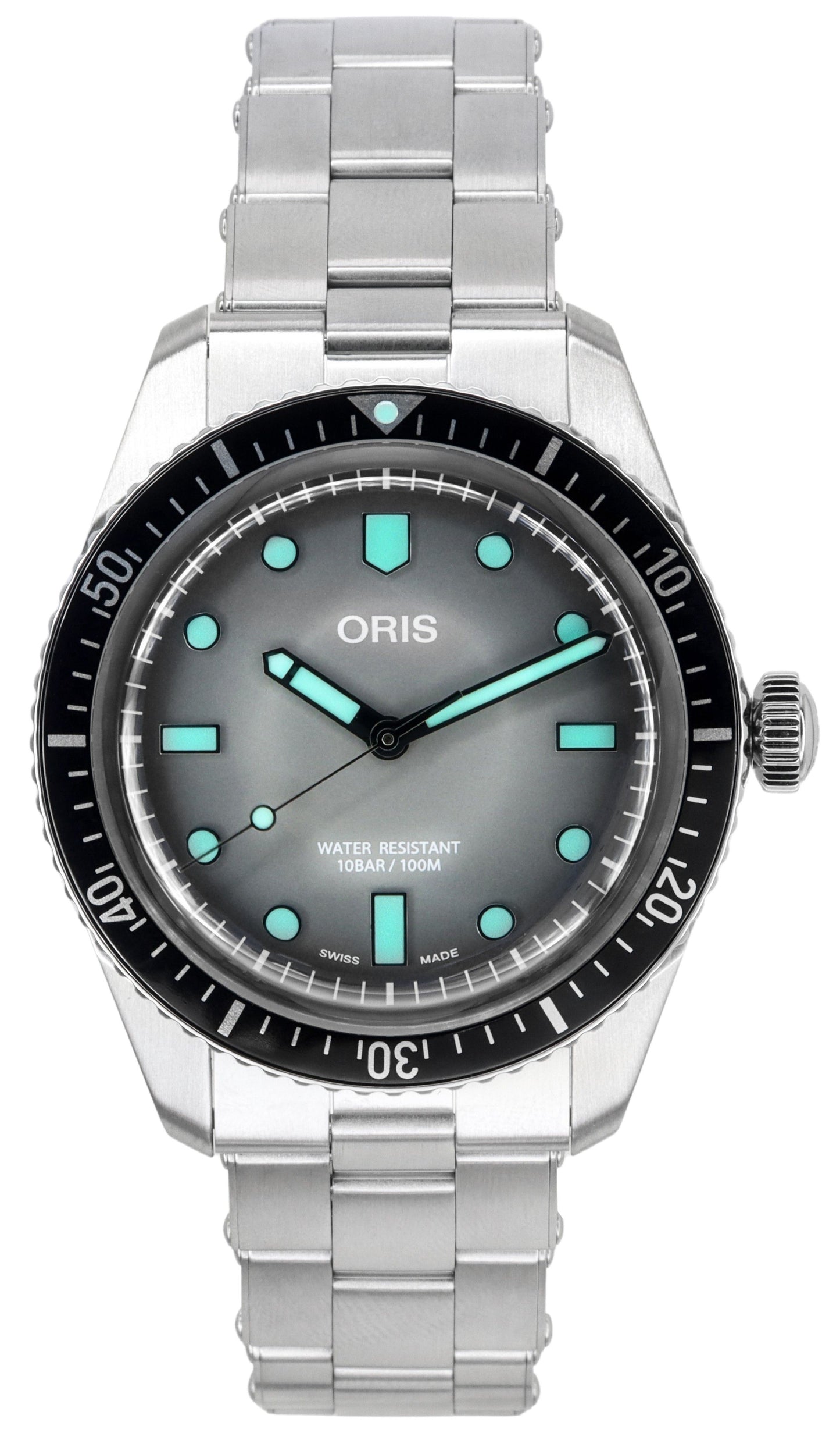 Oris Divers Sixty Five Heritage Stainless Steel Gray Dial Automatic 01 733 7707 4053-07 8 20 18 100M Men's Watch