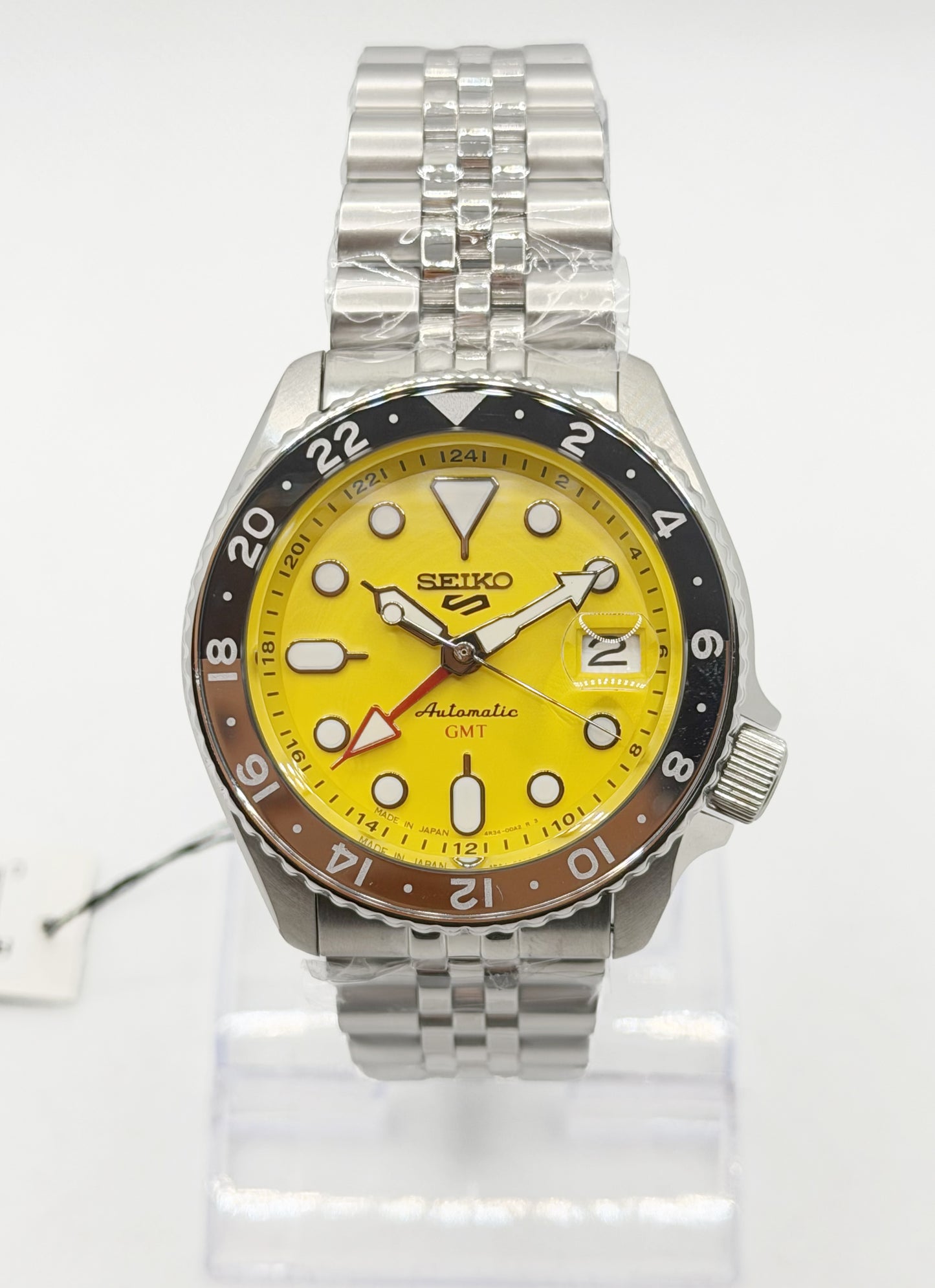 SEIKO 5 GMT SSK017 – Orologio Automatico Quadrante Giallo | tikAworld