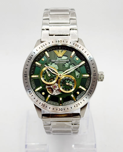 EMPORIO ARMANI AR60053 – Orologio Automatico Uomo Meccanico Scheletrato Verde | tikAworld