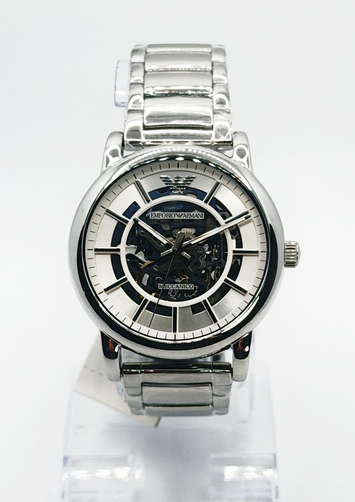 EMPORIO ARMANI AR60006 – Orologio Automatico Uomo Meccanico Scheletrato | tikAworld